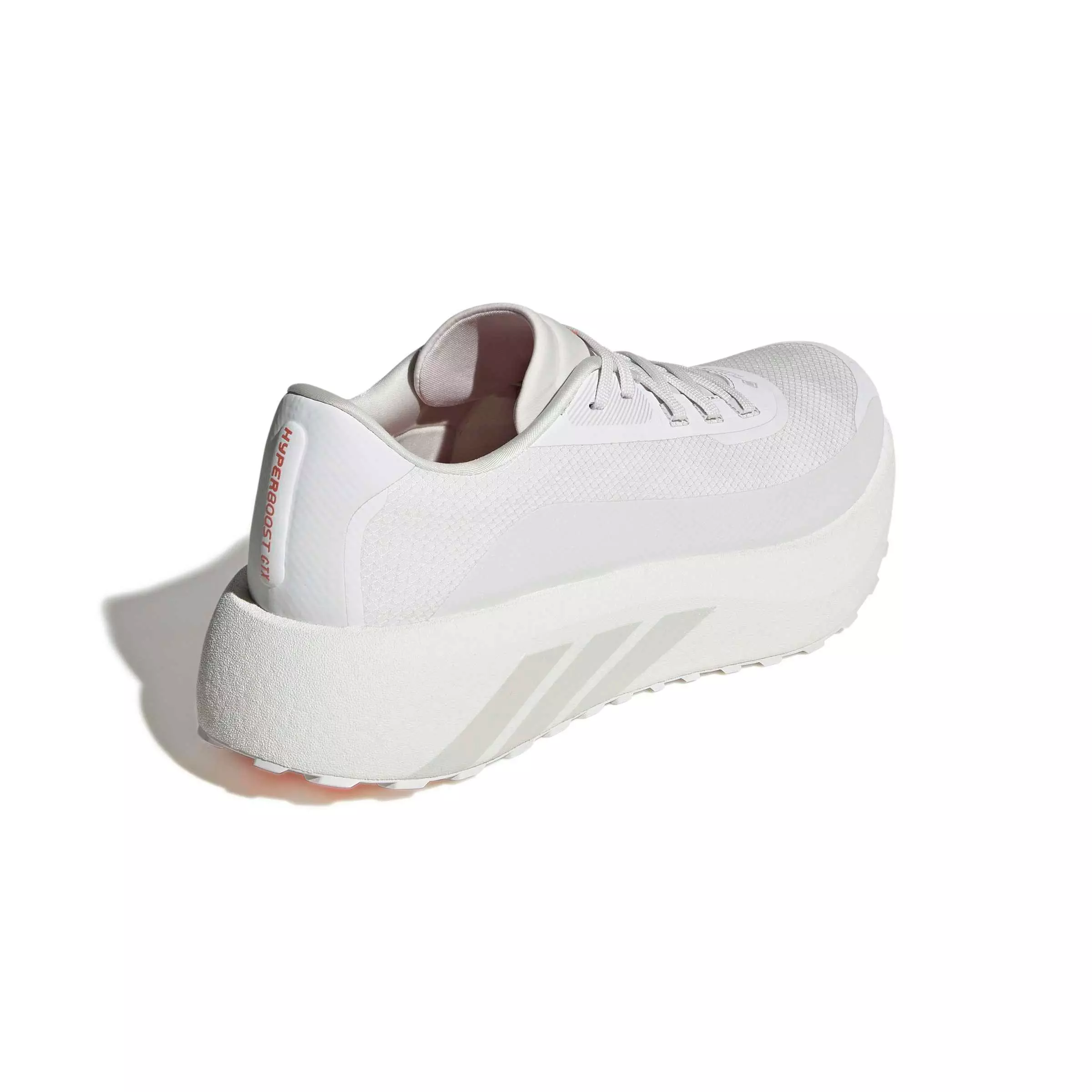 adidas Hyperboost GTX "Crystal White/Orbit Grey/Orange" Men's Running Shoe - WHITE/GREY/ORANGE