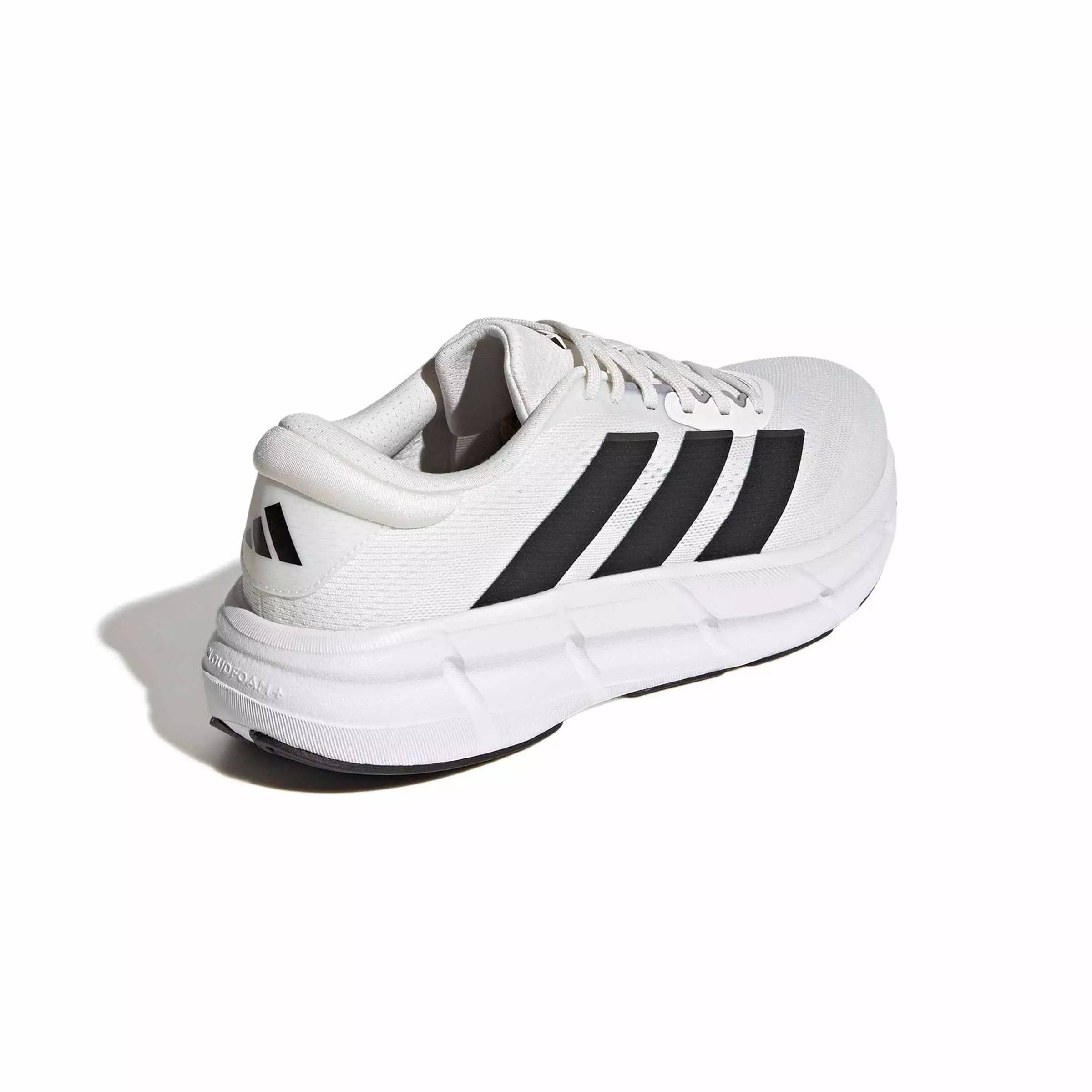 adidas Questar 4 "Cloud White/Core Black/Iron Metallic" Men's Running Shoe - WHITE/BLACK/IRON