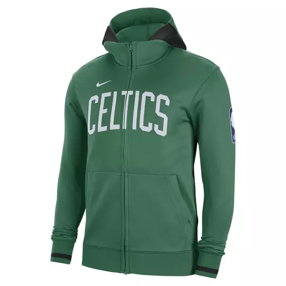 adidas Men'S Boston Celtics Pre-Game Full-Zip Hoodie in Green for
