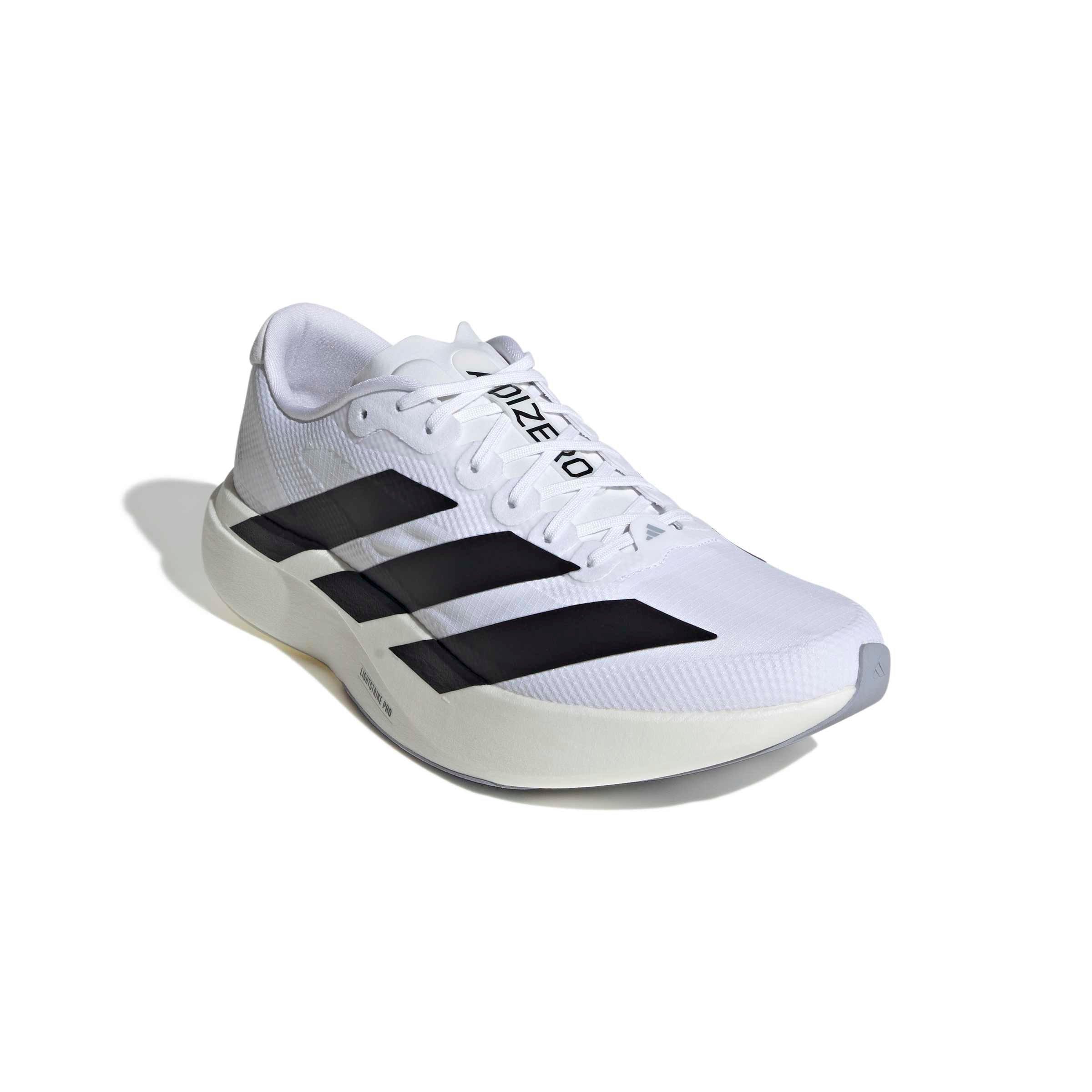 adidas Adizero EVO SL Woven "Ftwr White/Core Black/Dash Grey" Men's Running Shoe - WHITE/BLACK/GREY