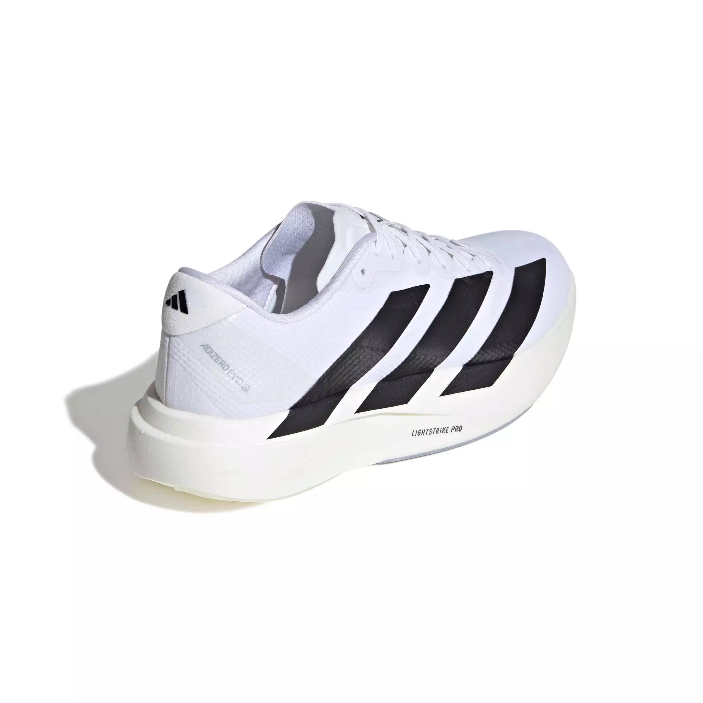 adidas Adizero EVO SL Woven "Ftwr White/Core Black/Dash Grey" Men's Running Shoe - WHITE/BLACK/GREY