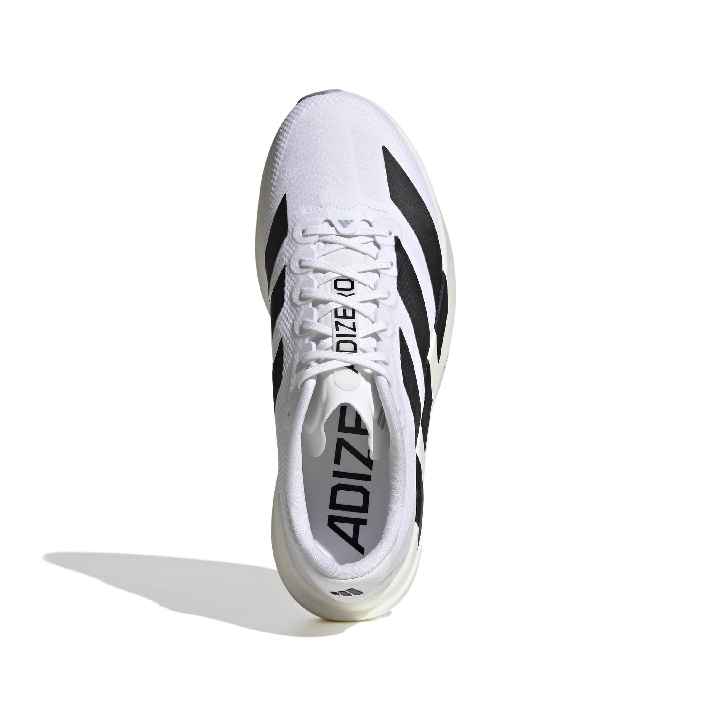 adidas Adizero EVO SL Woven "Ftwr White/Core Black/Dash Grey" Men's Running Shoe - WHITE/BLACK/GREY