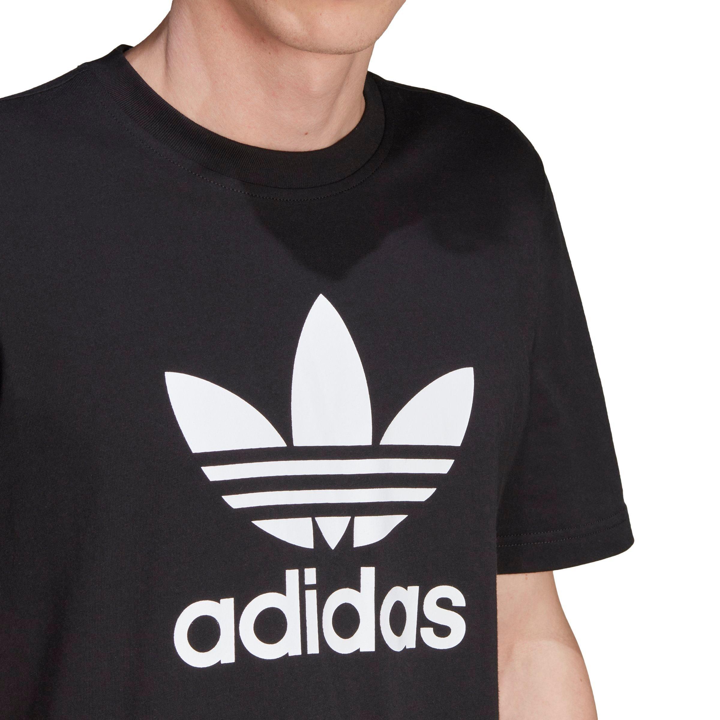 T-Shirt-Black Adicolor Trefoil Originals - Classics adidas Hibbett Gear City Men\'s |