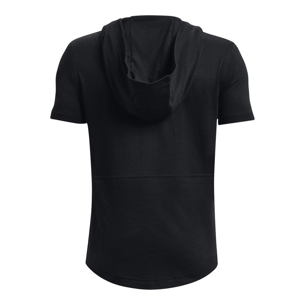 Under Armour Baseball Short Sleeve Big Boys' Black Hoodie