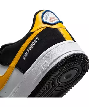 Nike Air Force 1 '07 LV8 sneakers in black/dark sulfur