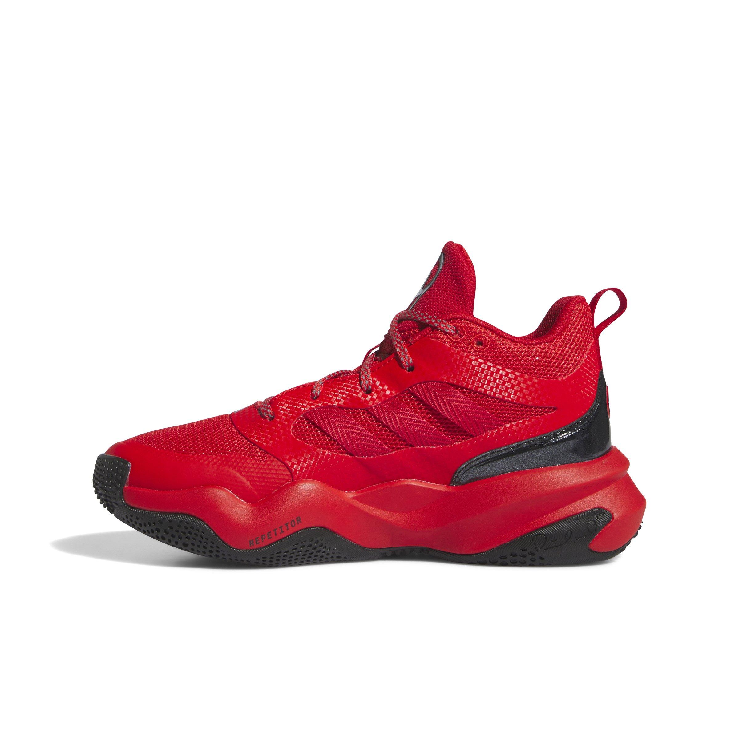 adidas Mahomes 2 Impact FLX Turf "Team Colleg Red/Team Colleg Red/Core Black" Grade School Boys' Football Training Shoe