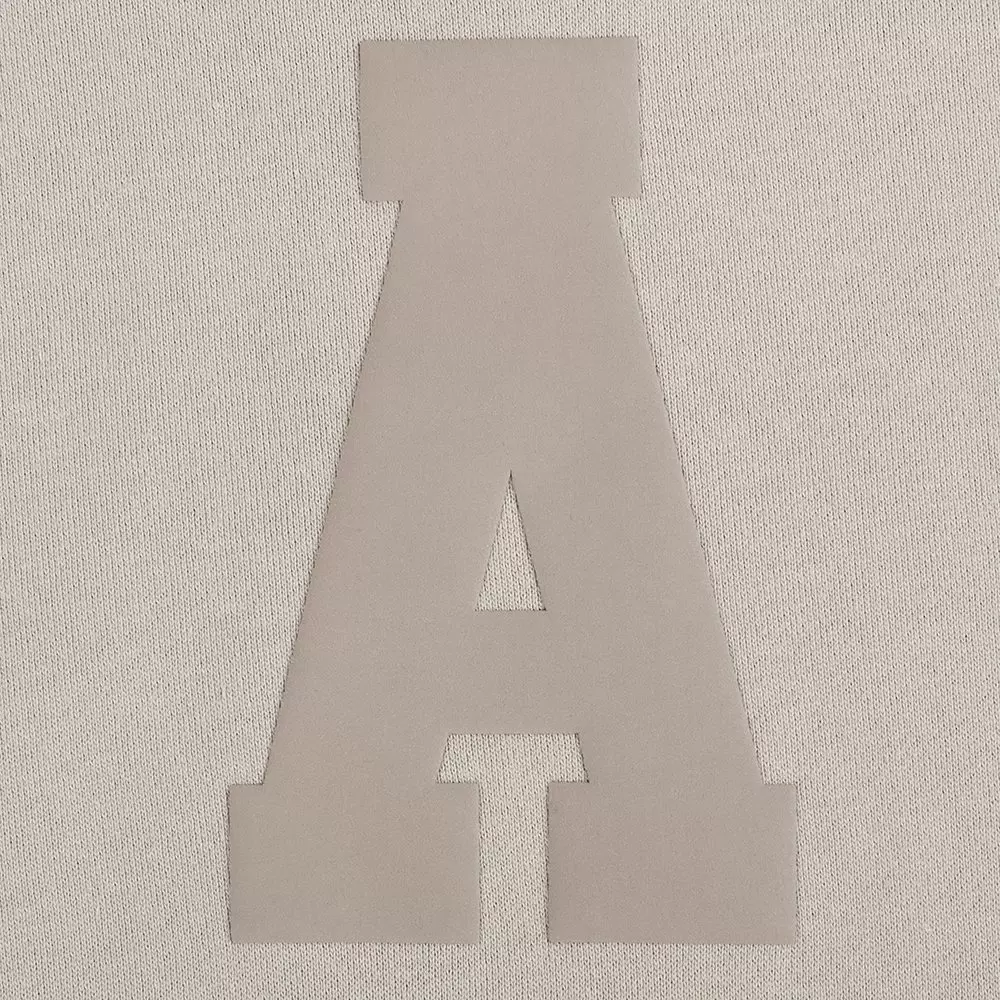 Pro Standard Men's Atlanta Braves Wingspan Drop Shoulder Fleece Pullover Hoodie - TAN