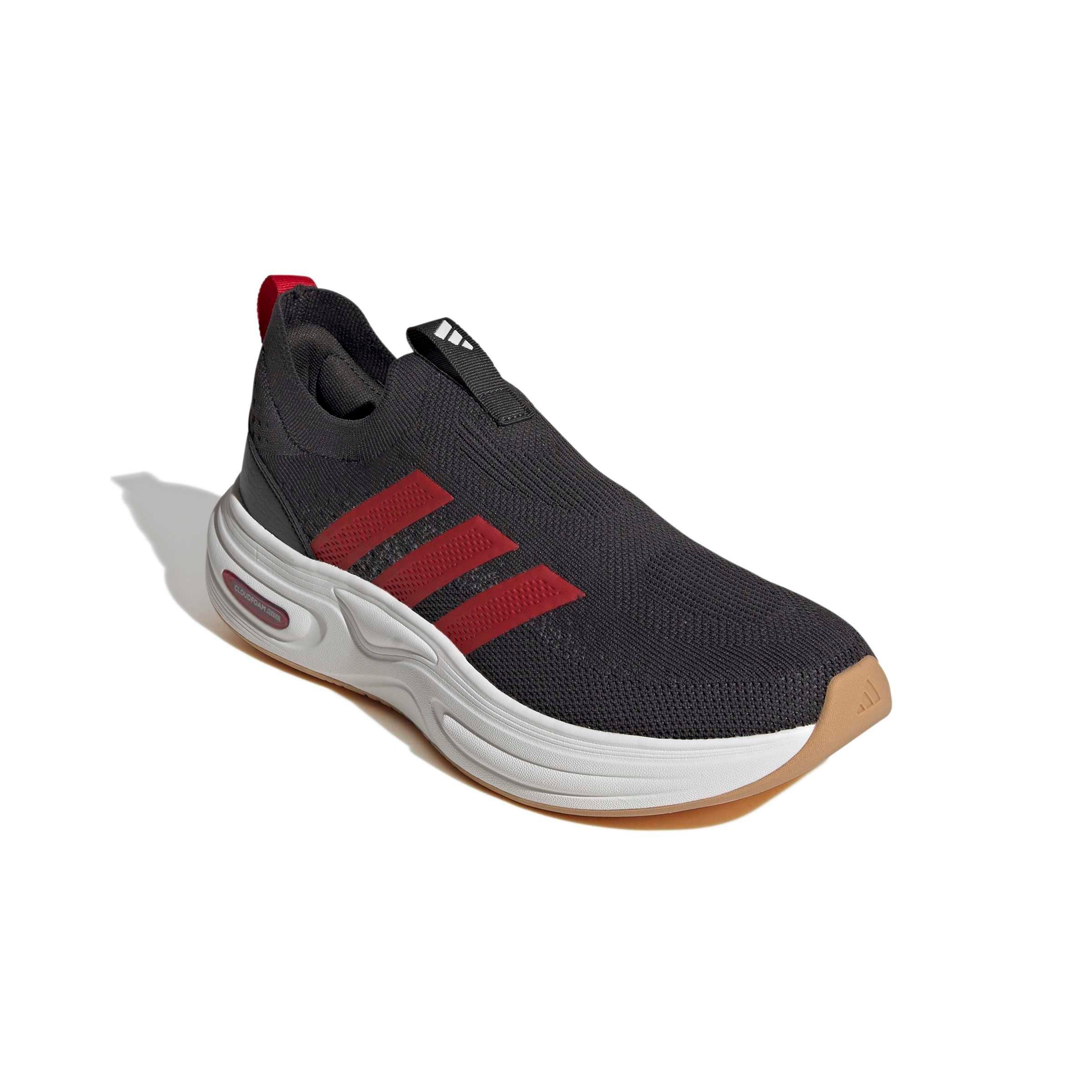 adidas Cloudfoam Cuxxion Sock "Carbon/Better Scarlet/Core White" Men's Shoe - CARBON/SCARLET/WHITE
