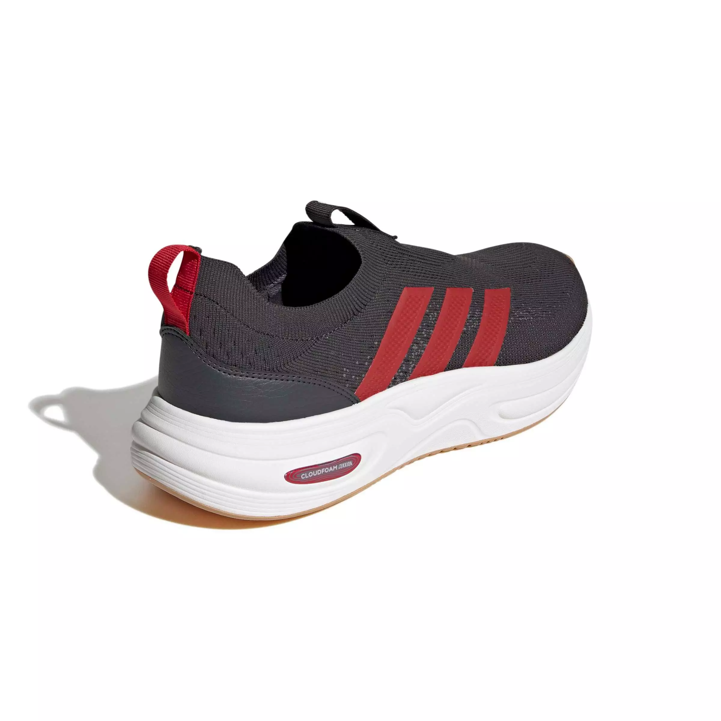 adidas Cloudfoam Cuxxion Sock "Carbon/Better Scarlet/Core White" Men's Shoe - CARBON/SCARLET/WHITE