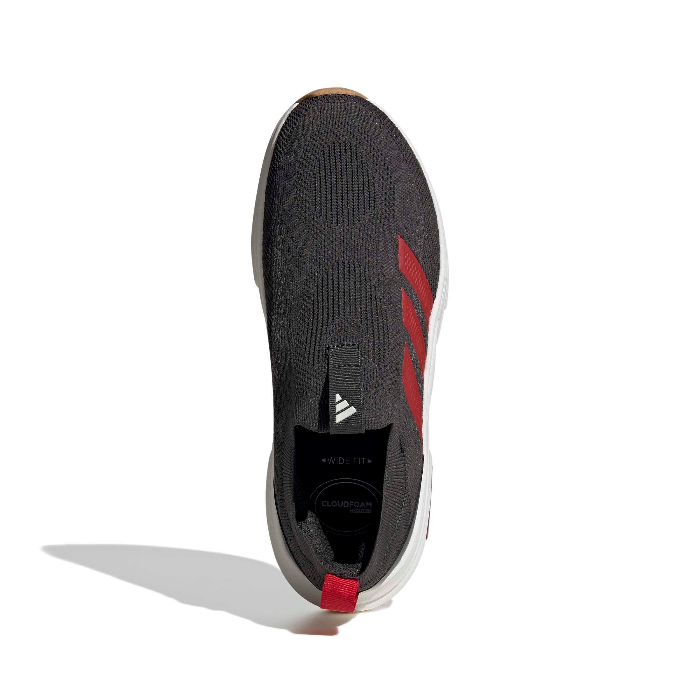 adidas Cloudfoam Cuxxion Sock "Carbon/Better Scarlet/Core White" Men's Shoe - CARBON/SCARLET/WHITE