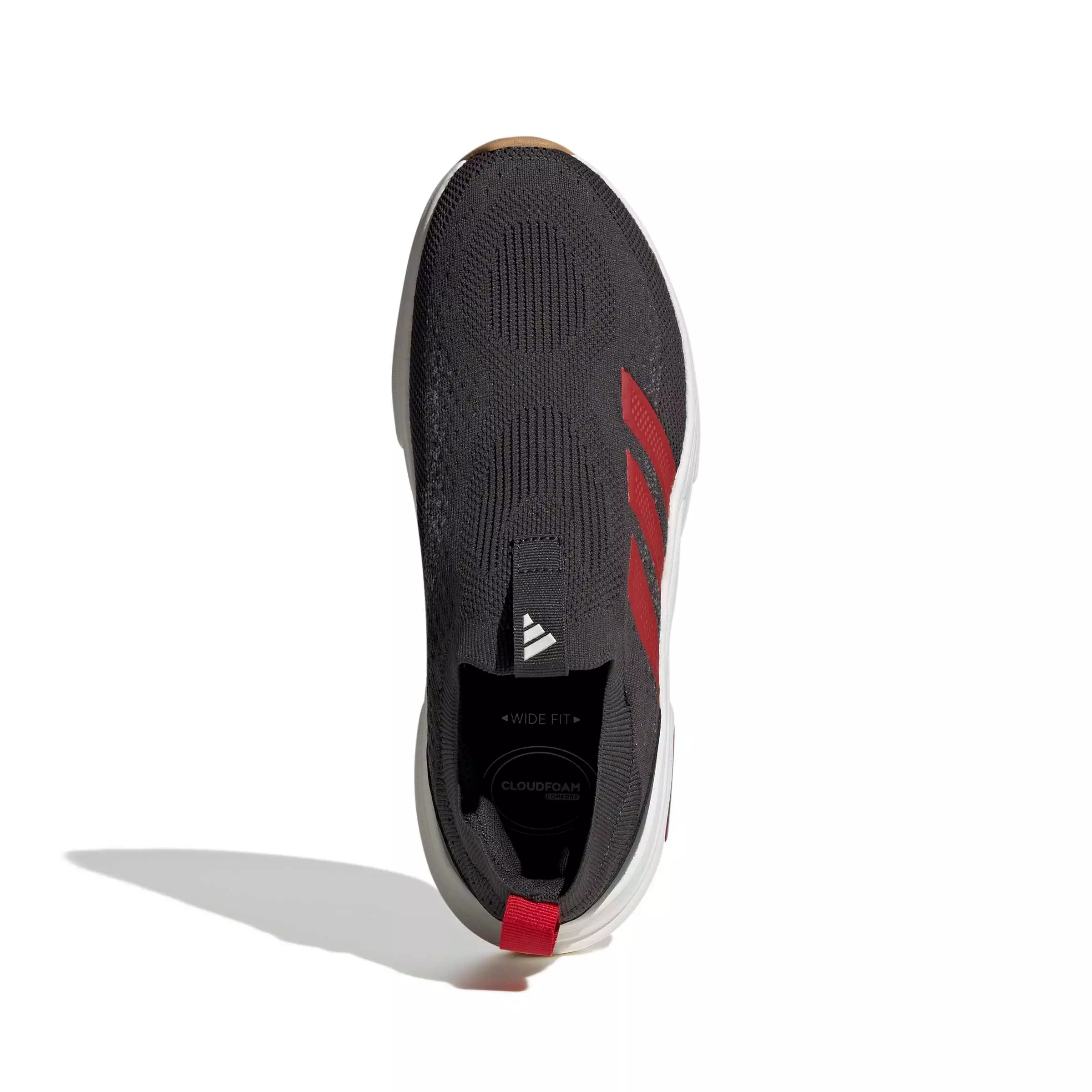 adidas Cloudfoam Cuxxion Sock "Carbon/Better Scarlet/Core White" Men's Shoe - CARBON/SCARLET/WHITE