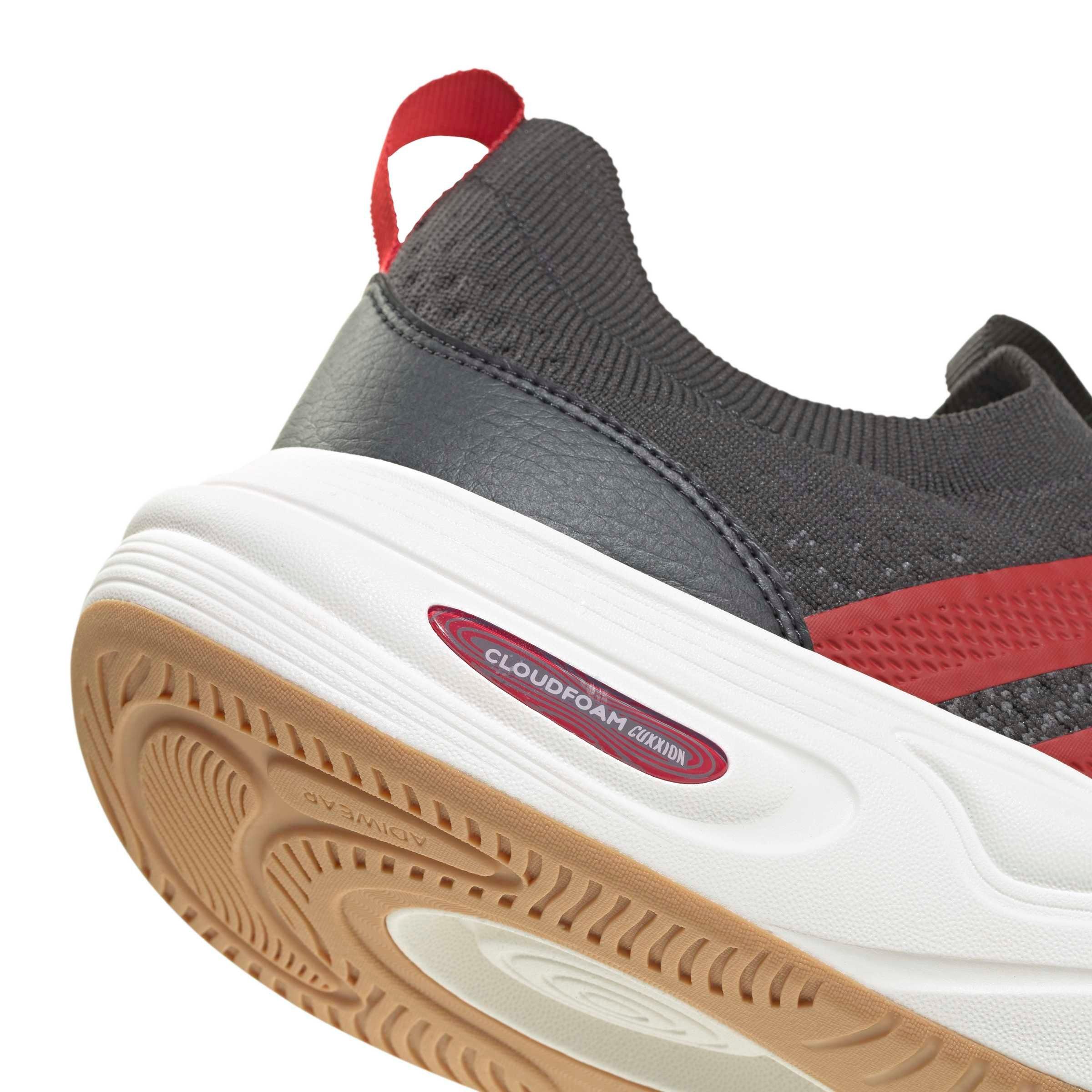 adidas Cloudfoam Cuxxion Sock "Carbon/Better Scarlet/Core White" Men's Shoe - CARBON/SCARLET/WHITE