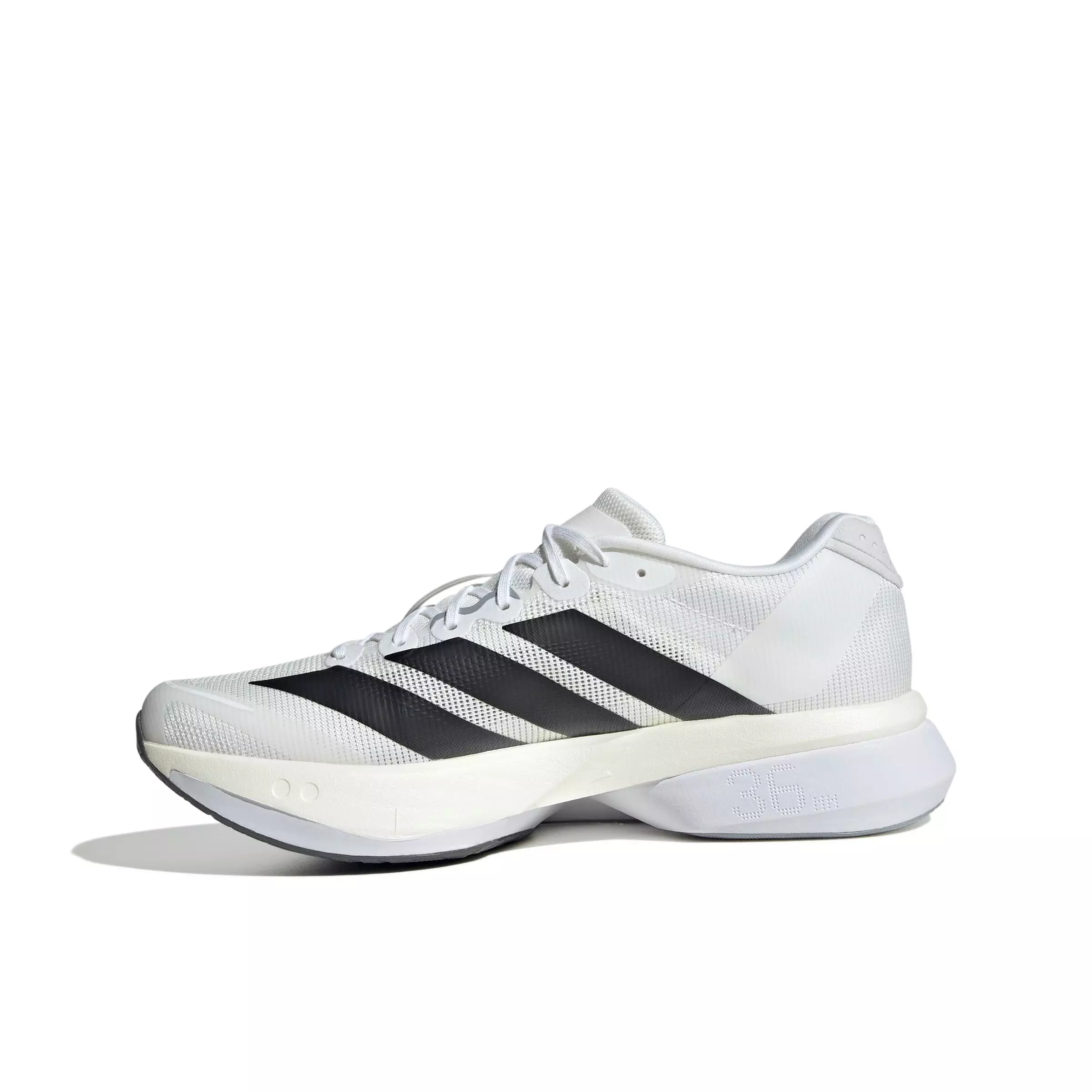 adidas Adizero Boston 13 "Ftwr White/Core Black/Dash Grey" Men's Running Shoe - WHITE/BLACK/GREY