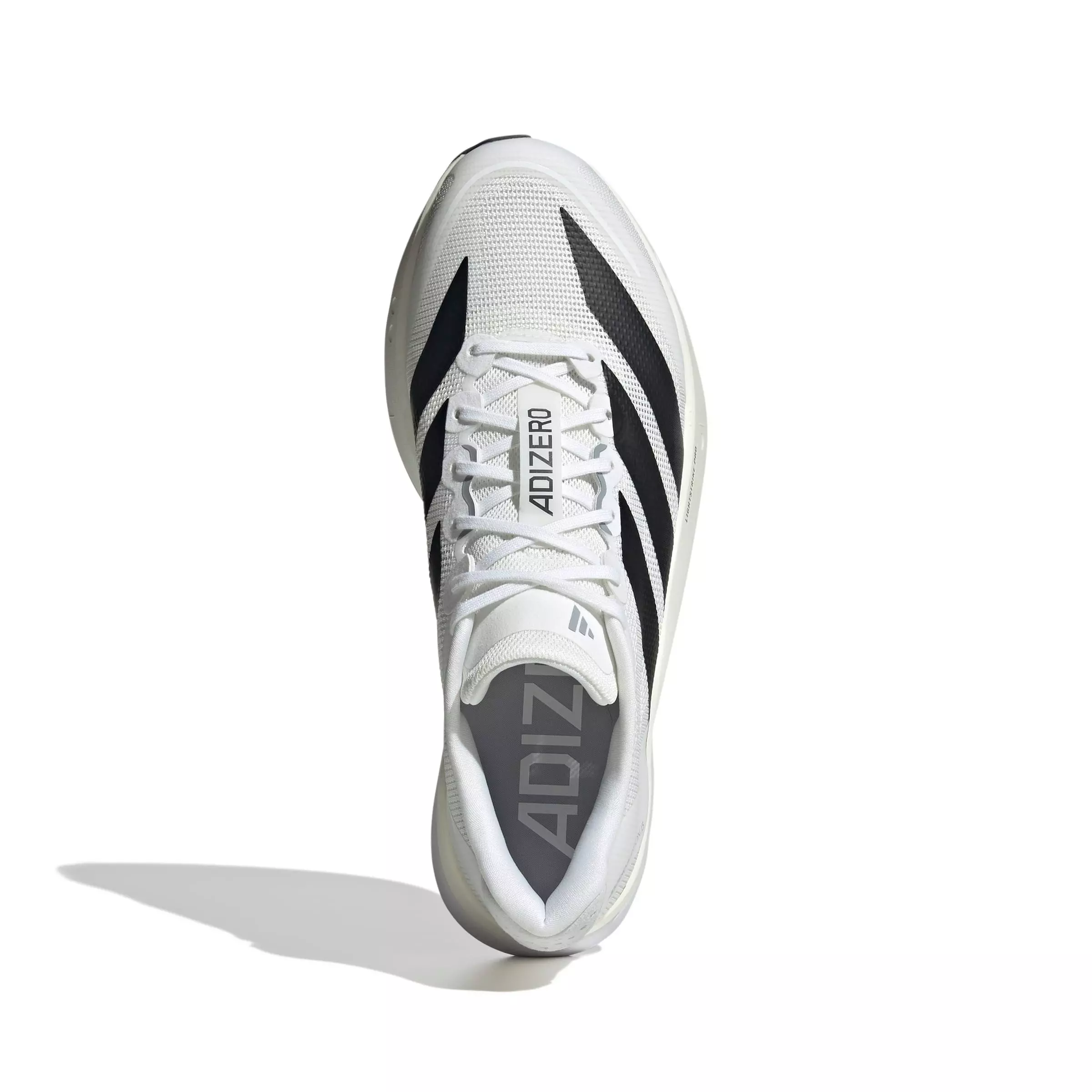 adidas Adizero Boston 13 "Ftwr White/Core Black/Dash Grey" Men's Running Shoe - WHITE/BLACK/GREY