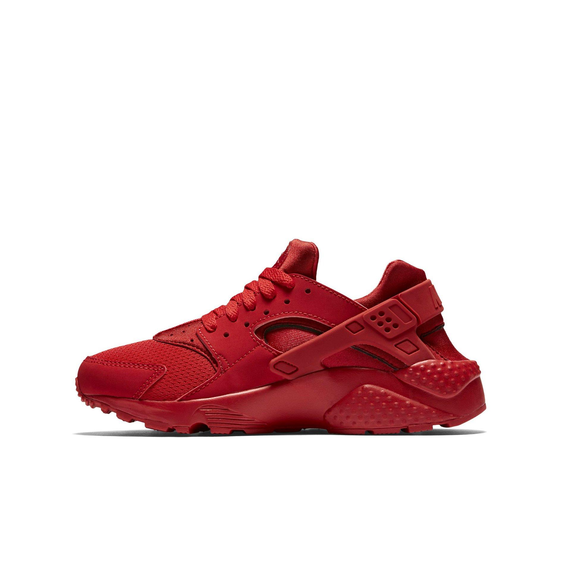 Nike huarache grade school red on sale