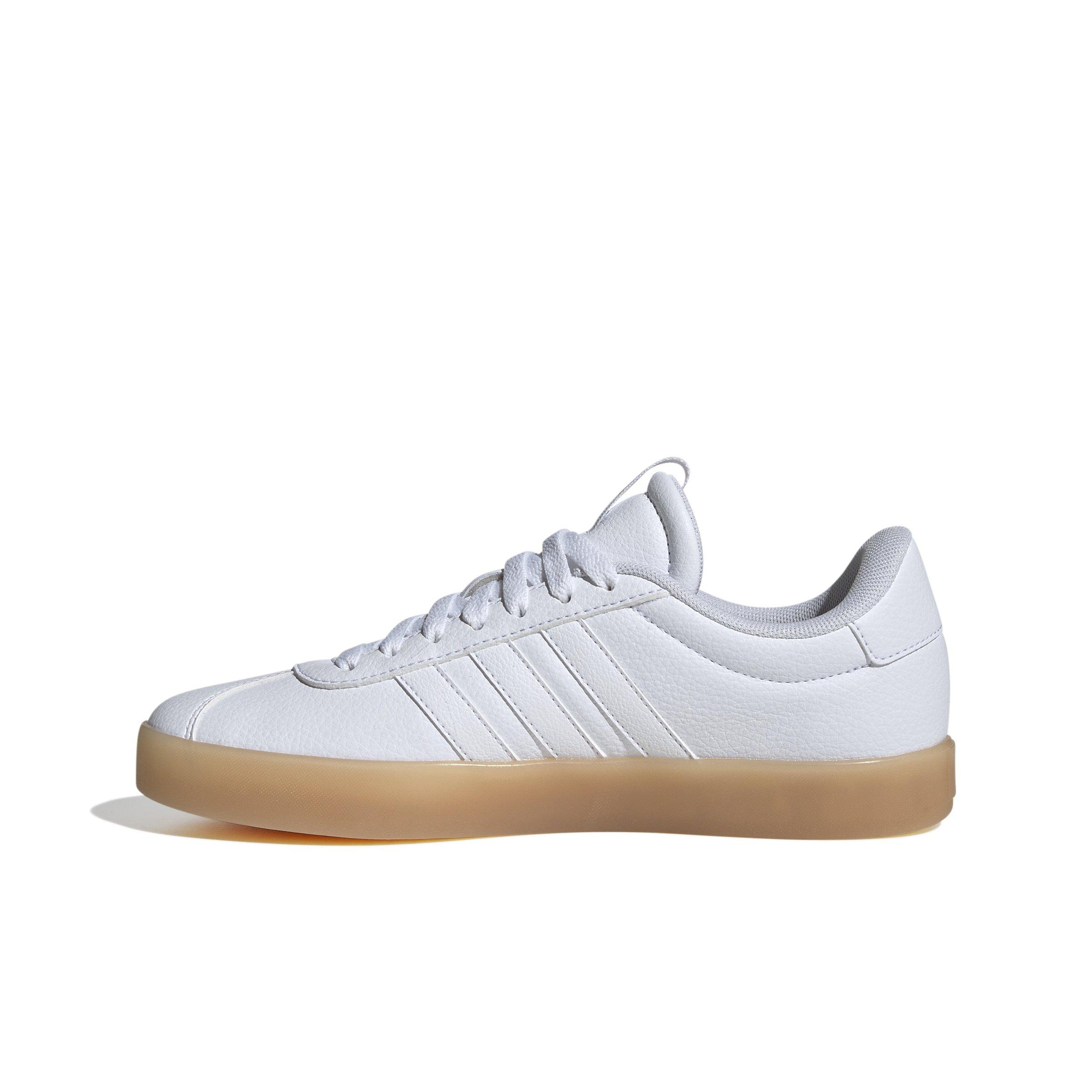 adidas VL Court 3.0 "Ftwr White/Ftwr White/Gum 3" Women's Skateboard Shoe - WHITE/WHITE/GUM Thumbnail View 2