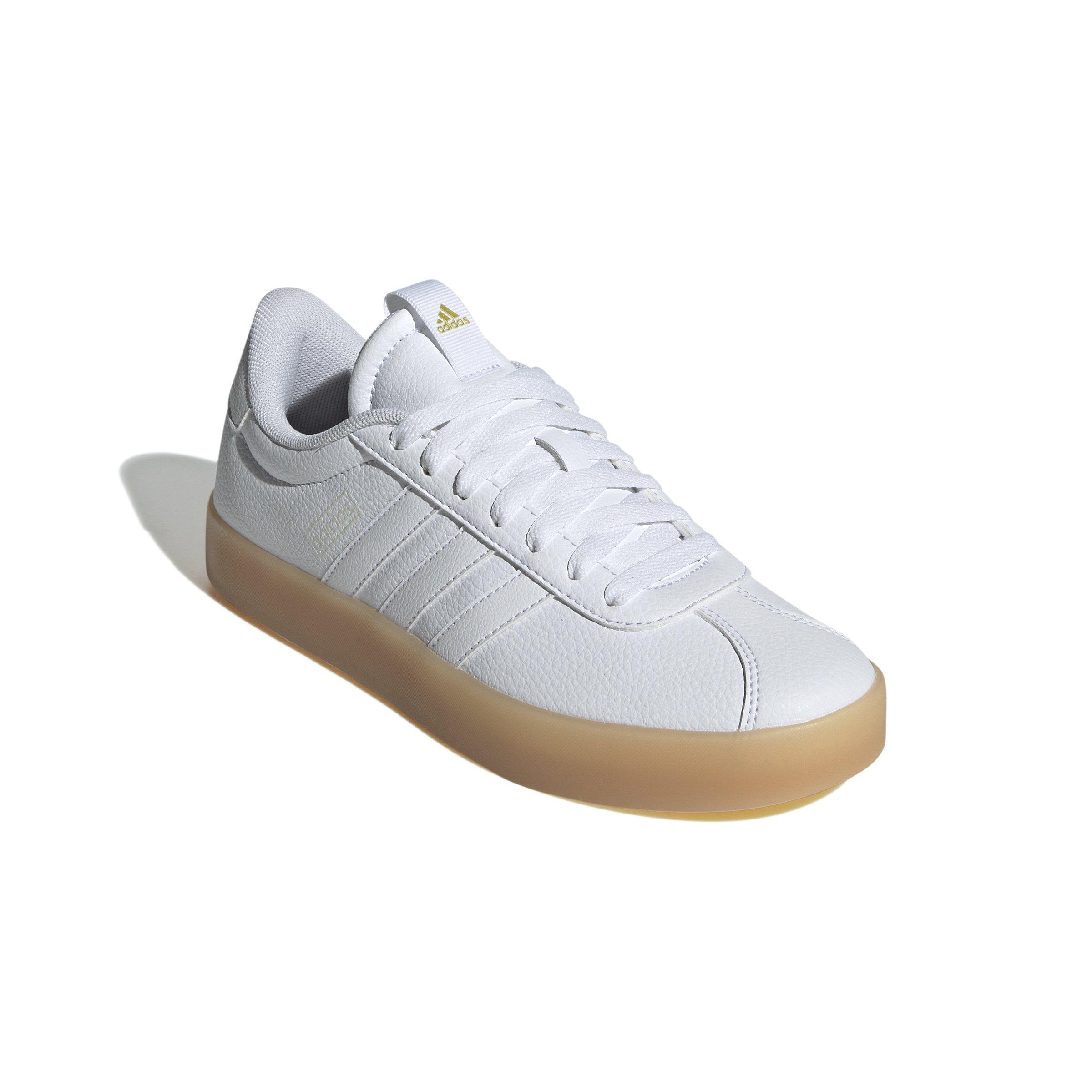 adidas VL Court 3.0 "Ftwr White/Ftwr White/Gum 3" Women's Skateboard Shoe - WHITE/WHITE/GUM Thumbnail View 3