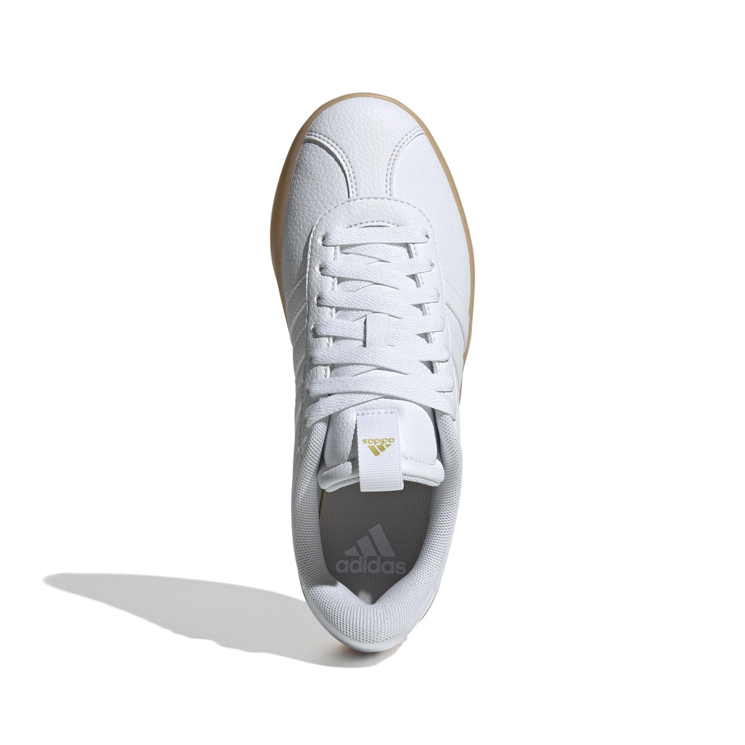 adidas VL Court 3.0 "Ftwr White/Ftwr White/Gum 3" Women's Skateboard Shoe - WHITE/WHITE/GUM Thumbnail View 5