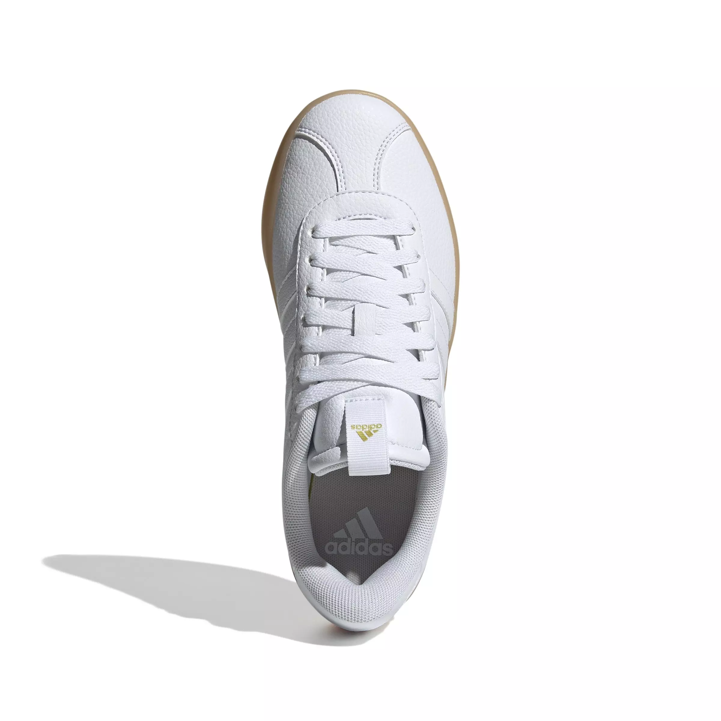 adidas VL Court 3.0 "Ftwr White/Ftwr White/Gum 3" Women's Skateboard Shoe - WHITE/WHITE/GUM