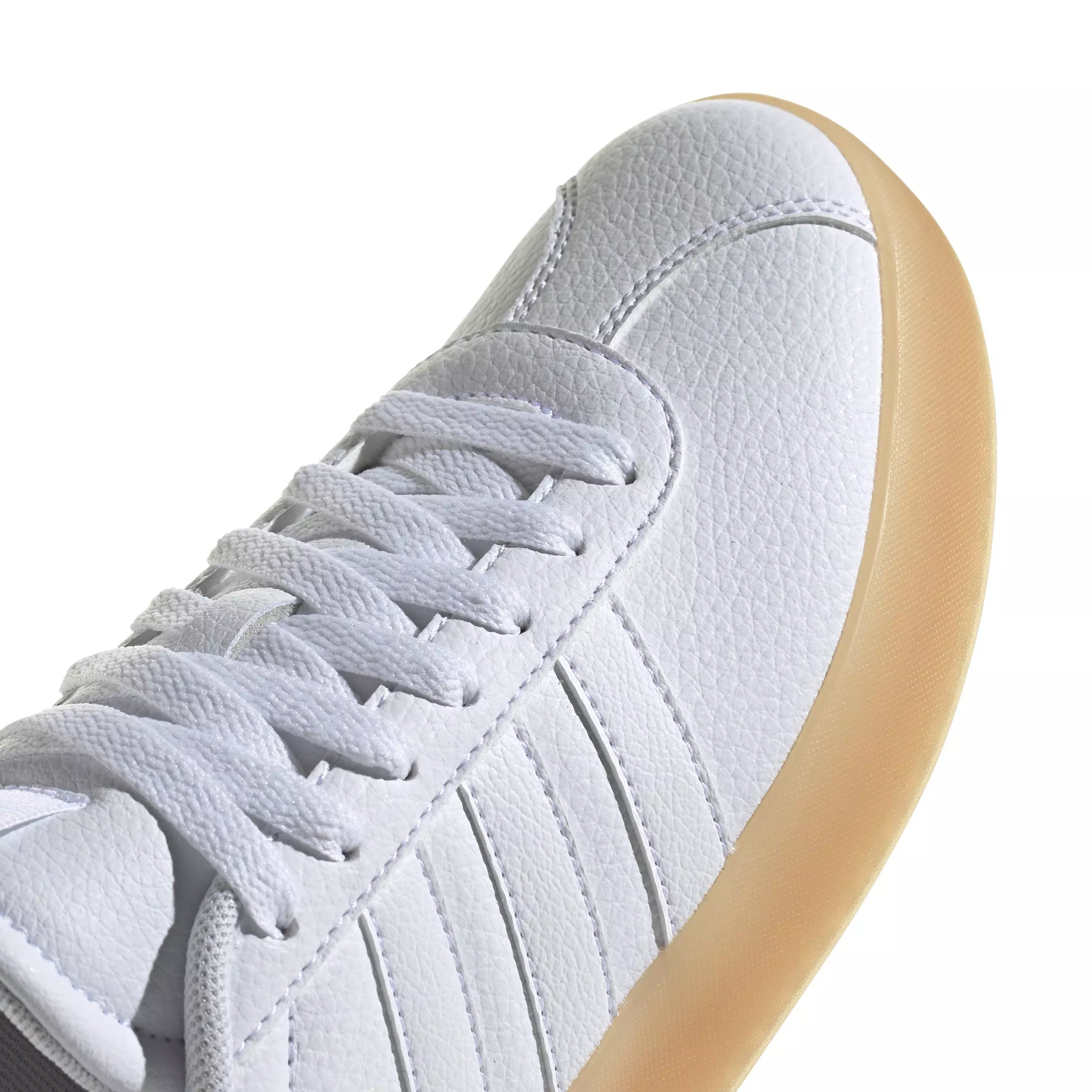 adidas VL Court 3.0 "Ftwr White/Ftwr White/Gum 3" Women's Skateboard Shoe - WHITE/WHITE/GUM