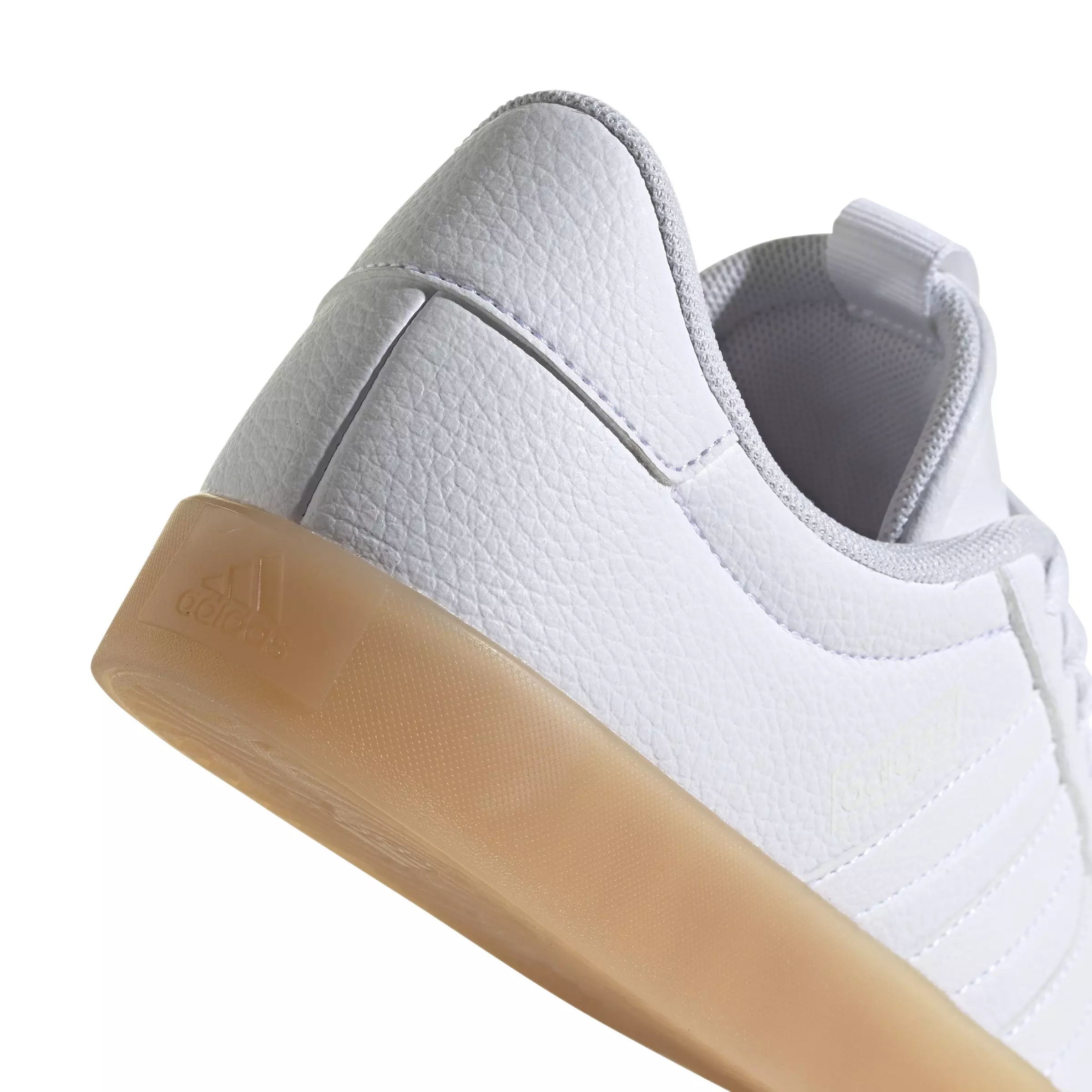 adidas VL Court 3.0 "Ftwr White/Ftwr White/Gum 3" Women's Skateboard Shoe - WHITE/WHITE/GUM