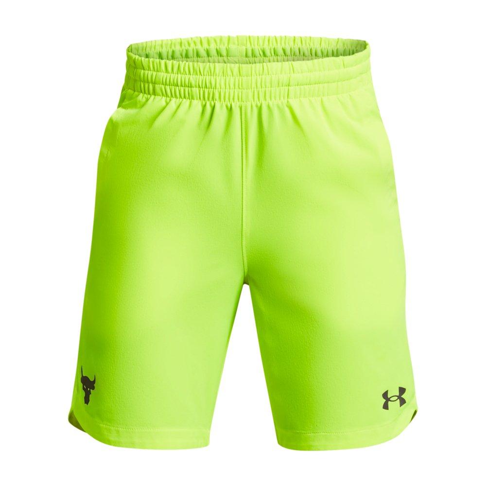 Under Armour Big Boys' Project Rock Woven Shorts - Yellow