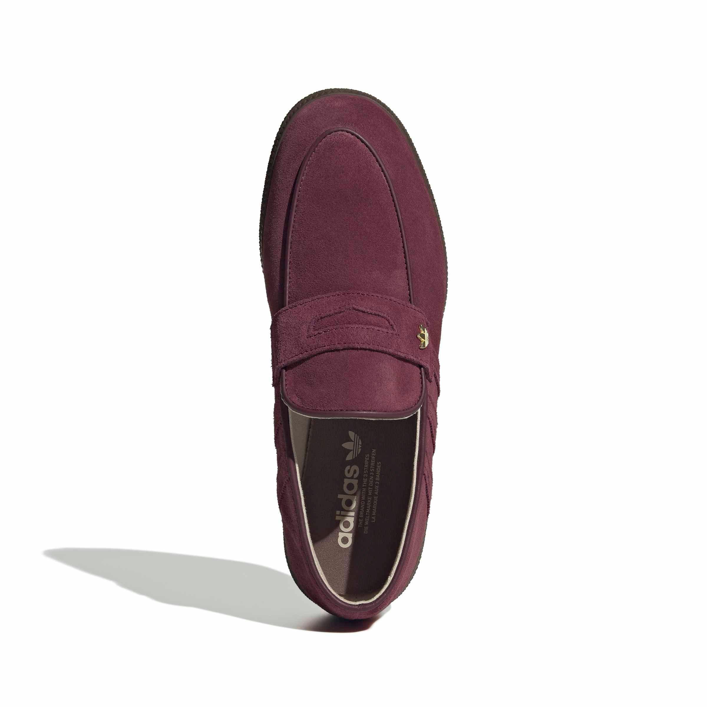 adidas Originals Handball Spezial Loafer "Maroon/Maroon/Gum 5" Men's Shoe - MAROON/MAROON/GUM