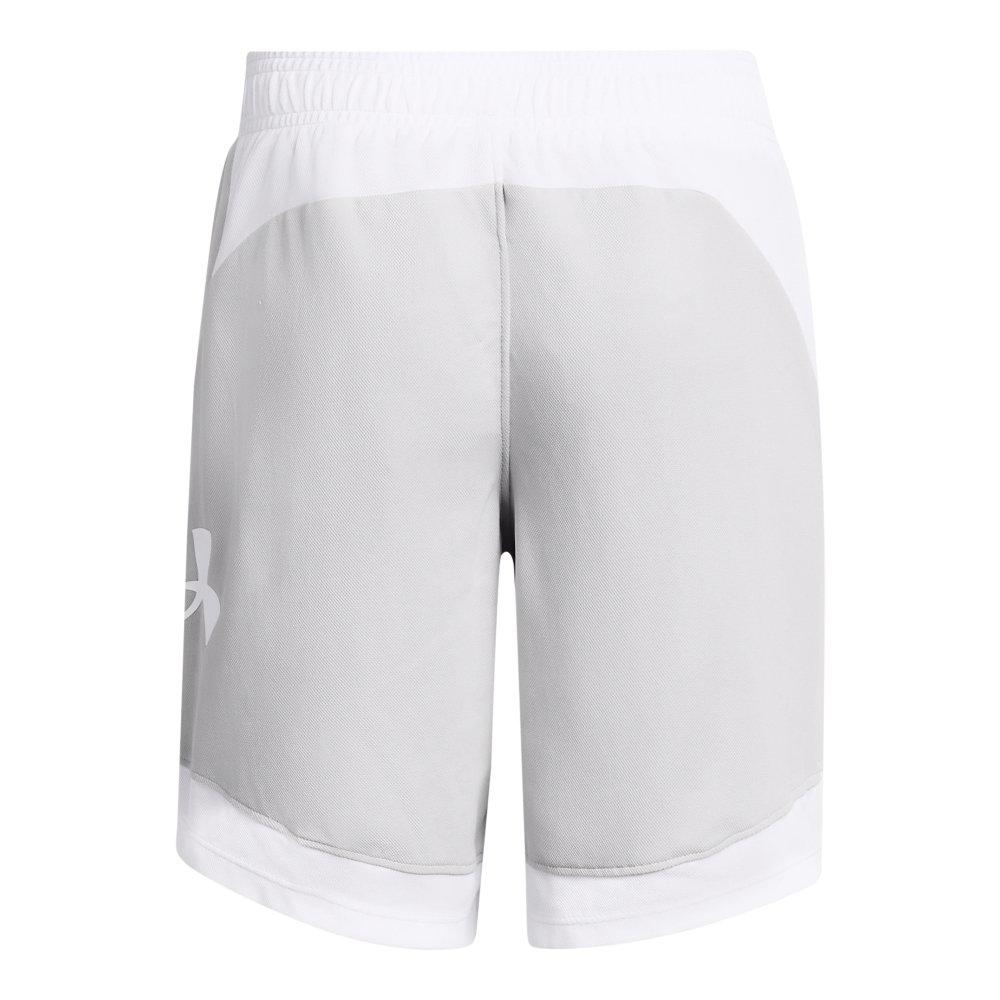 Under Armour Big Girls' Baseline Shorts - Light Grey - LIGHT GREY Thumbnail View 2