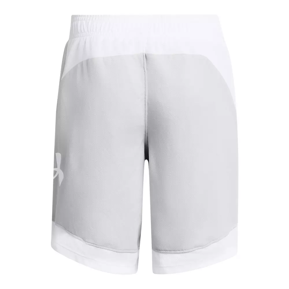 Under Armour Big Girls' Baseline Shorts - Light Grey - LIGHT GREY