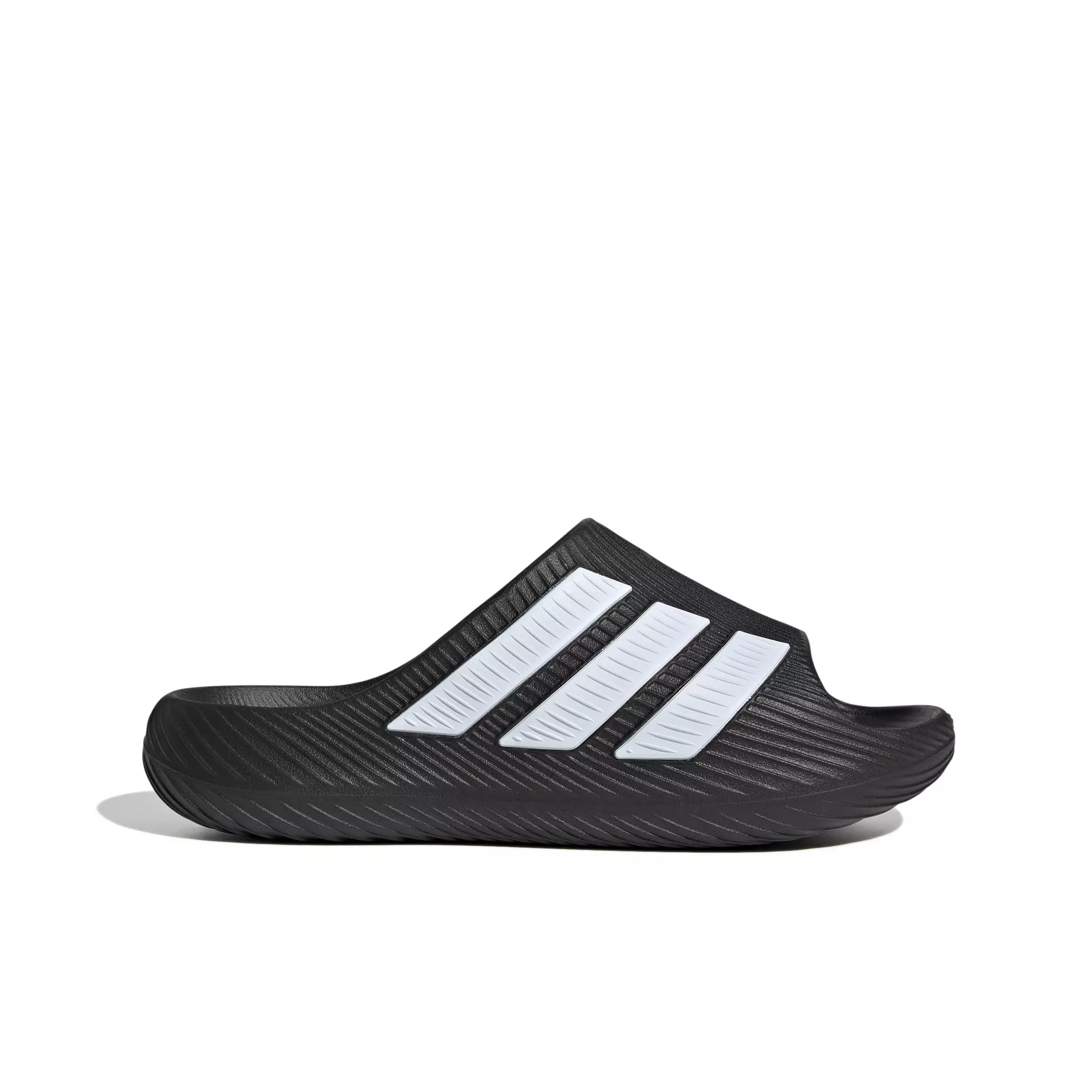 adidas Purechill "Core Black/Ftwr White/Core Black" Men's Slide - BLACK/WHITE/BLACK