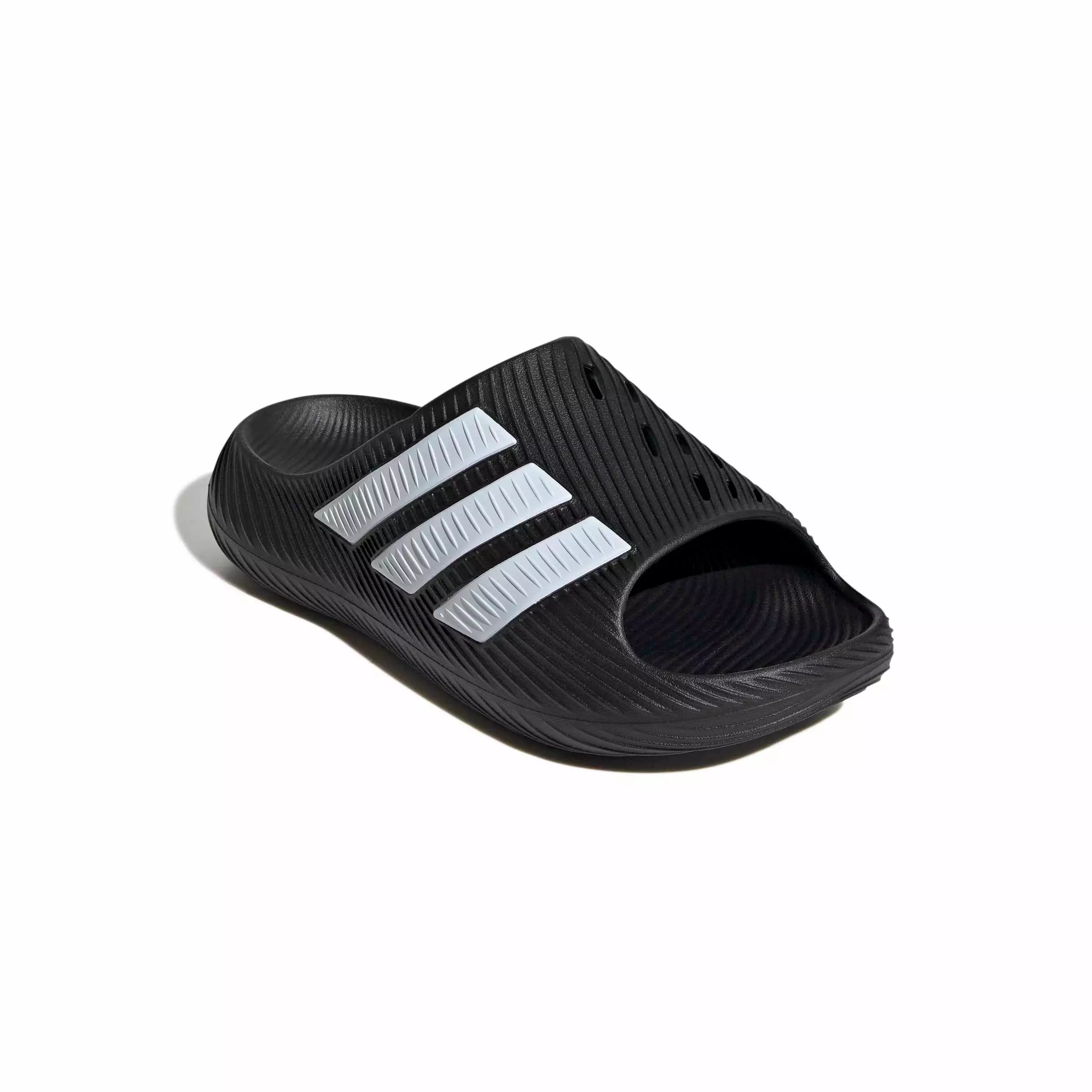 adidas Purechill "Core Black/Ftwr White/Core Black" Men's Slide - BLACK/WHITE/BLACK