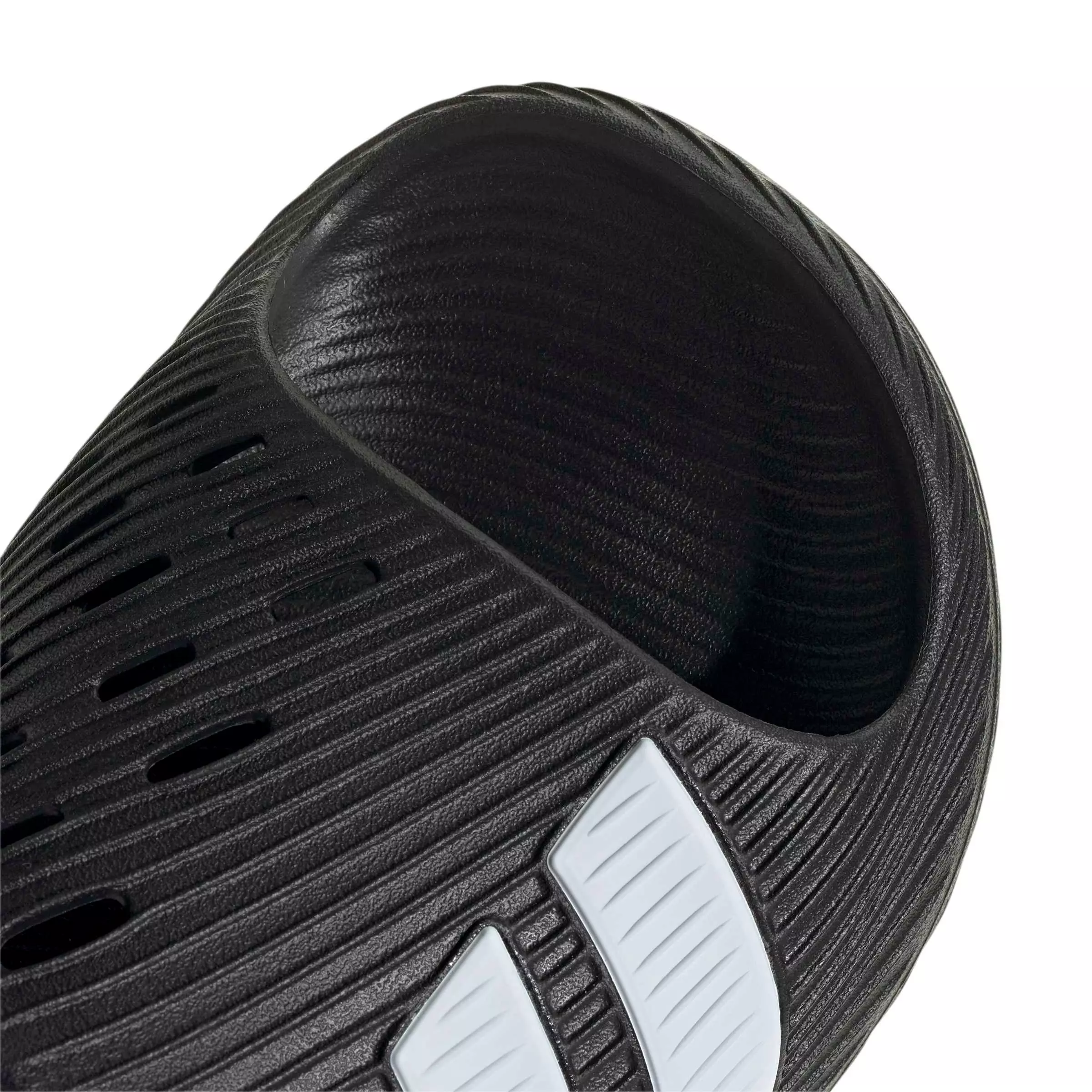 adidas Purechill "Core Black/Ftwr White/Core Black" Men's Slide - BLACK/WHITE/BLACK