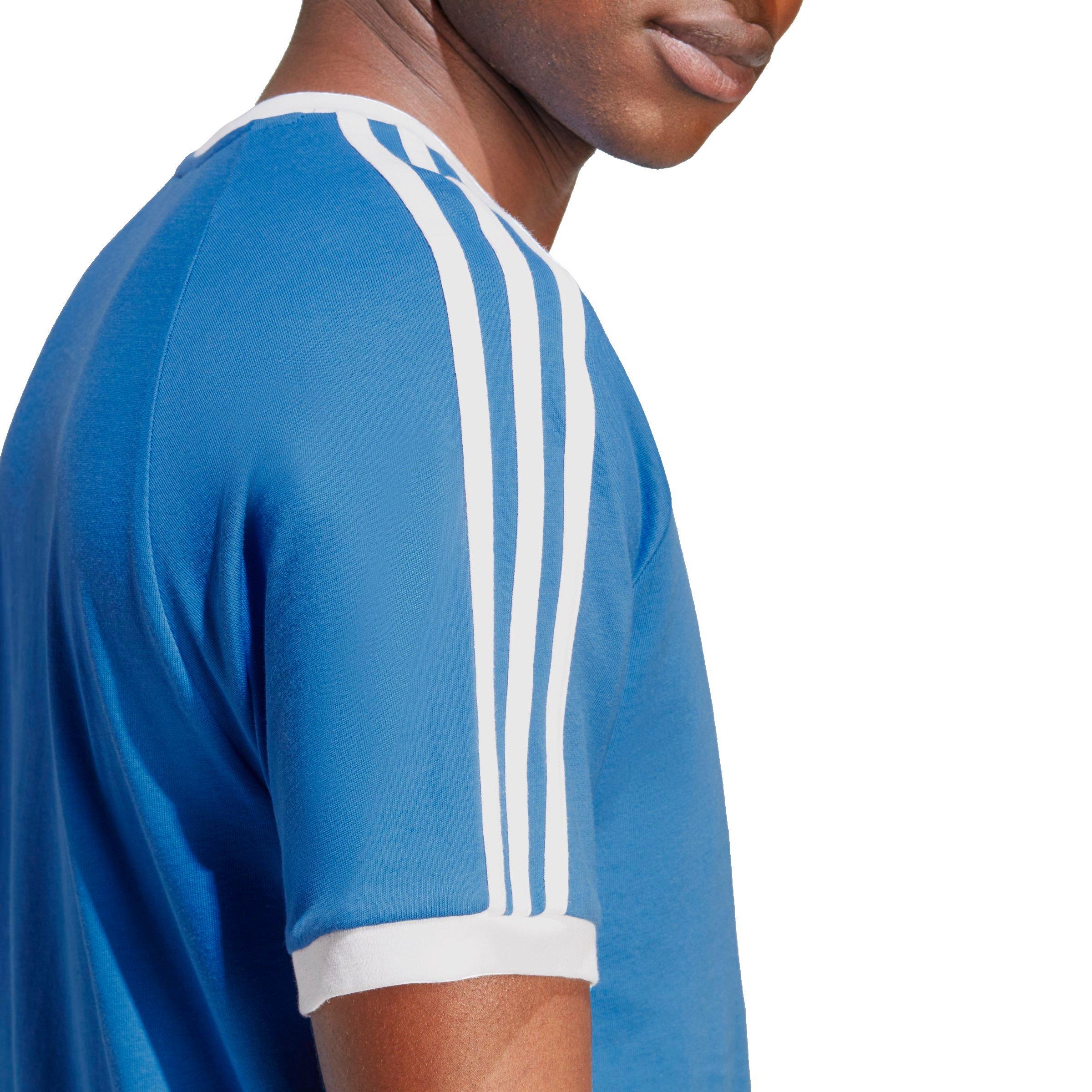 adidas Originals Men's Adicolor Classics 3-Stripes T-Shirt-Blue - Hibbett |  City Gear