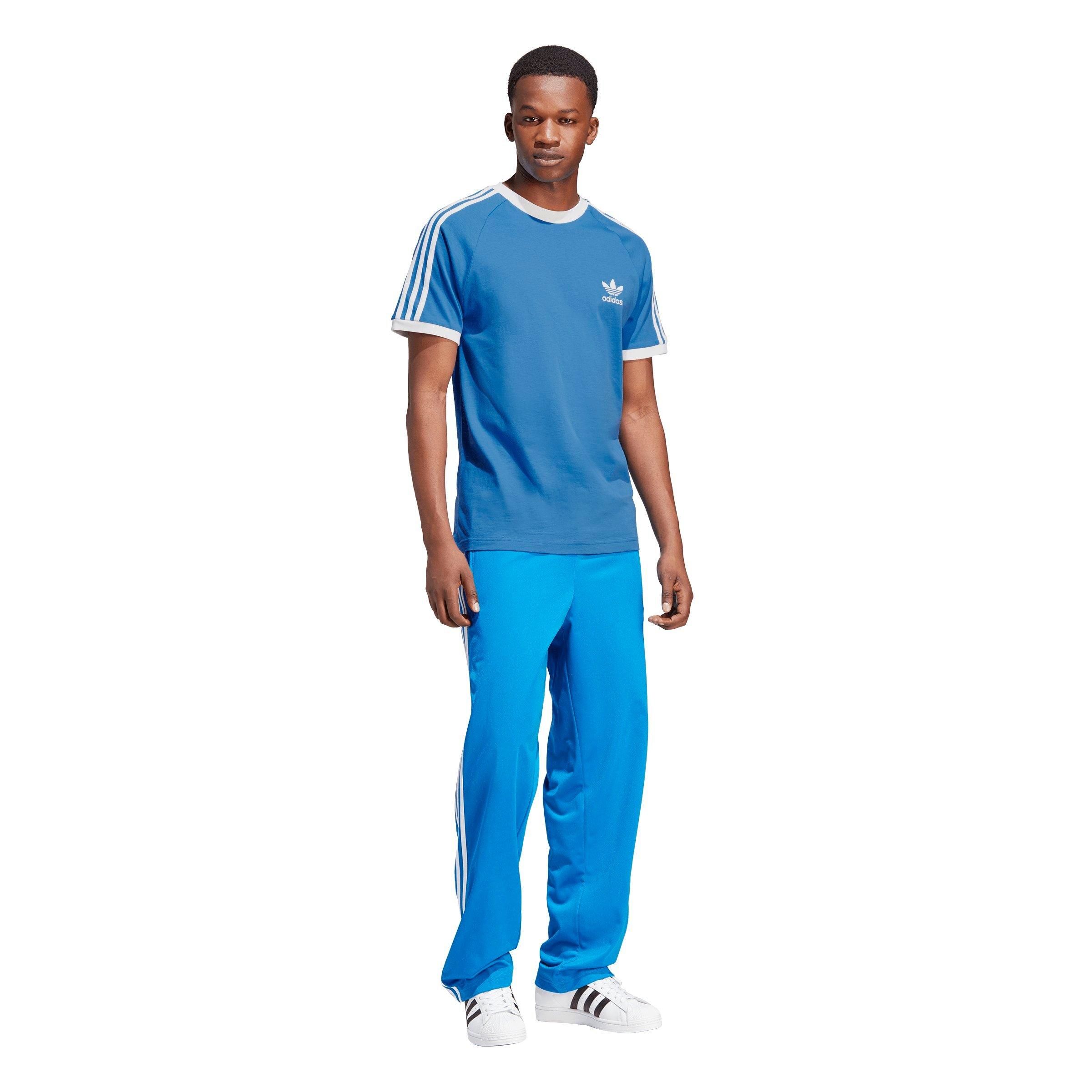 City Adicolor | Gear Men\'s adidas Originals 3-Stripes Hibbett Classics - T-Shirt-Blue