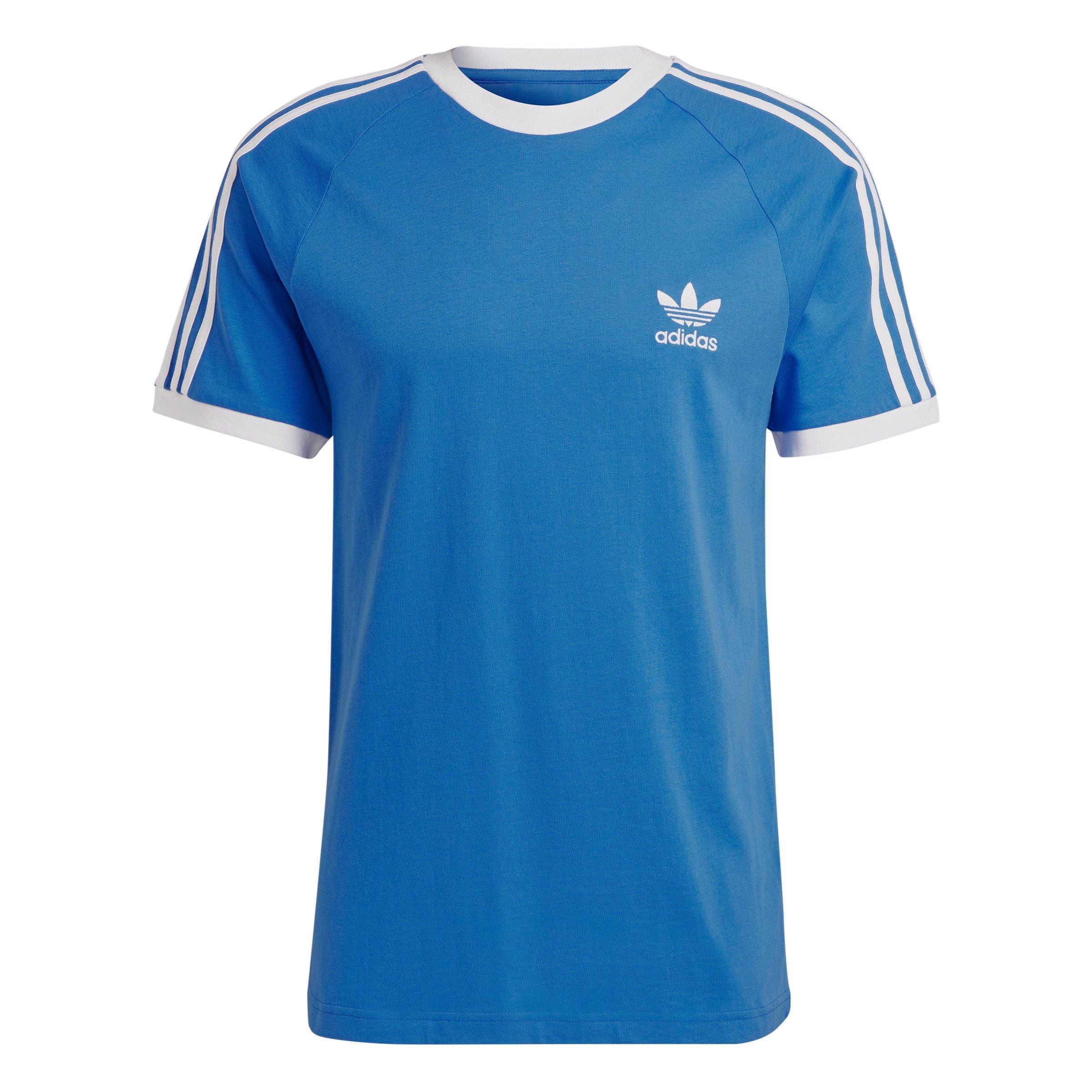 Classics City | Hibbett - Adicolor adidas Originals T-Shirt-Blue Men\'s Gear 3-Stripes