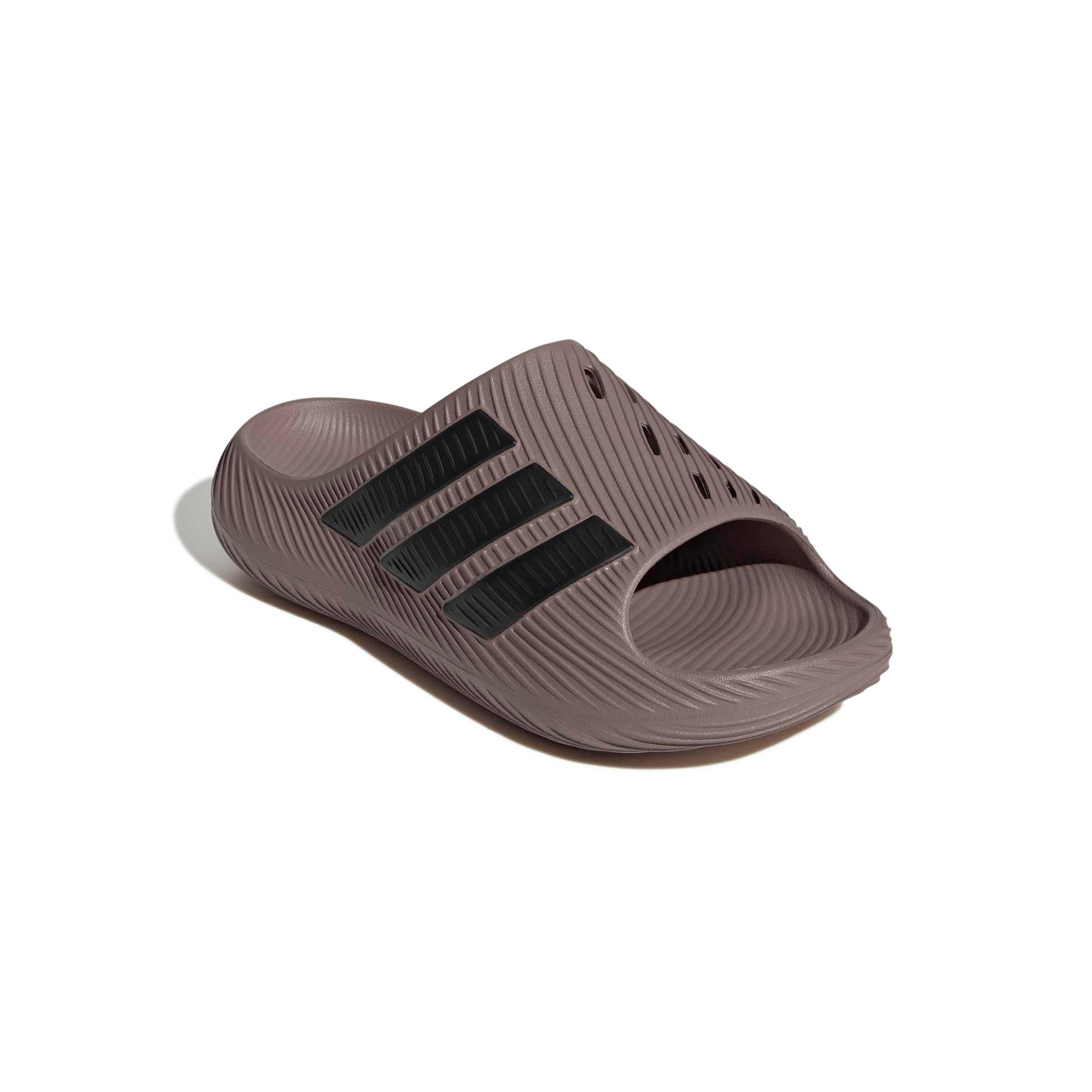 adidas Purechill "Trace Brown/Core Black/Trace Brown" Men's Slide - BROWN/BLACK/BROWN