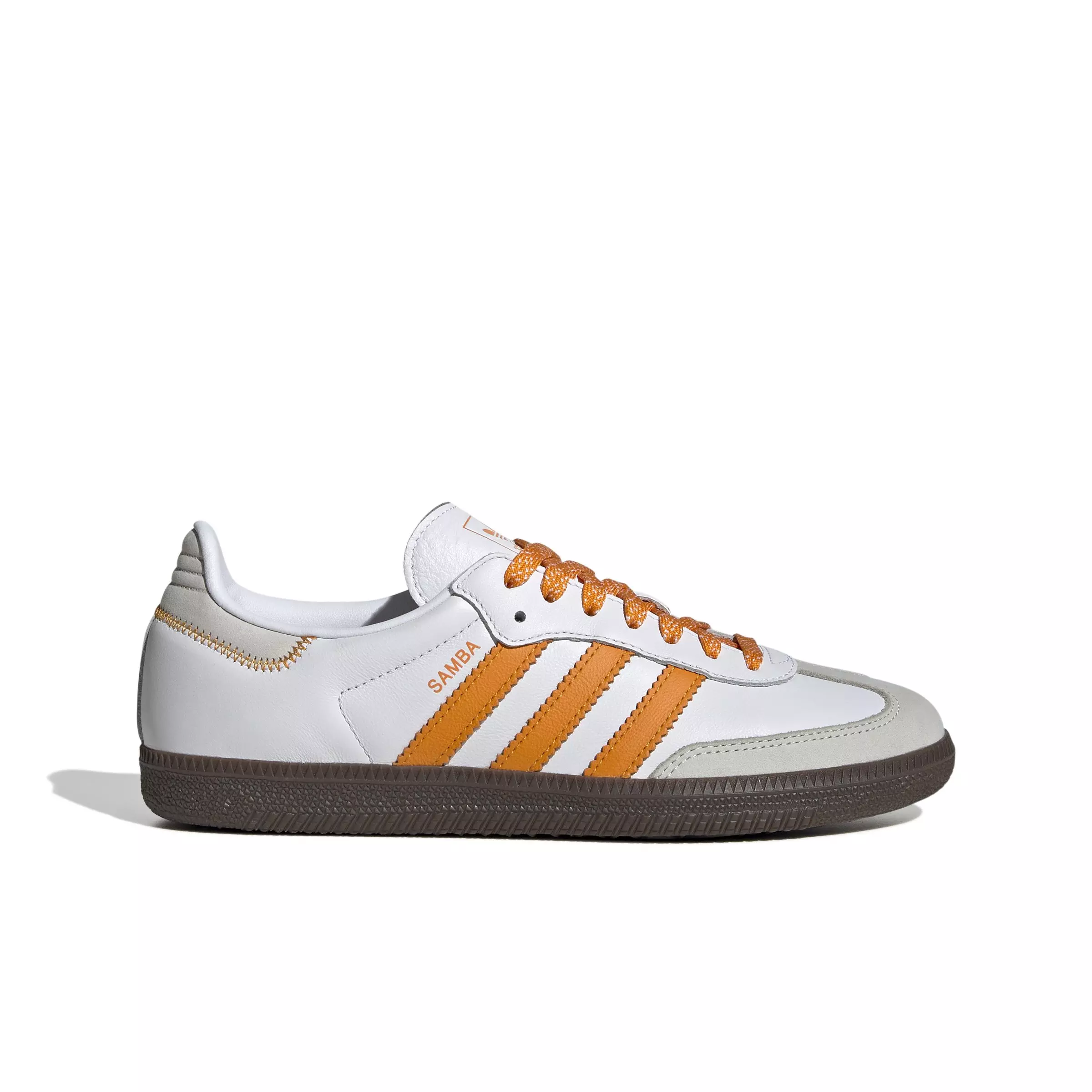 adidas Originals Samba OG "Ftwr White/Eqt Orange/Off White" Women's Shoe - WHITE/ORANGE/OFF WHITE