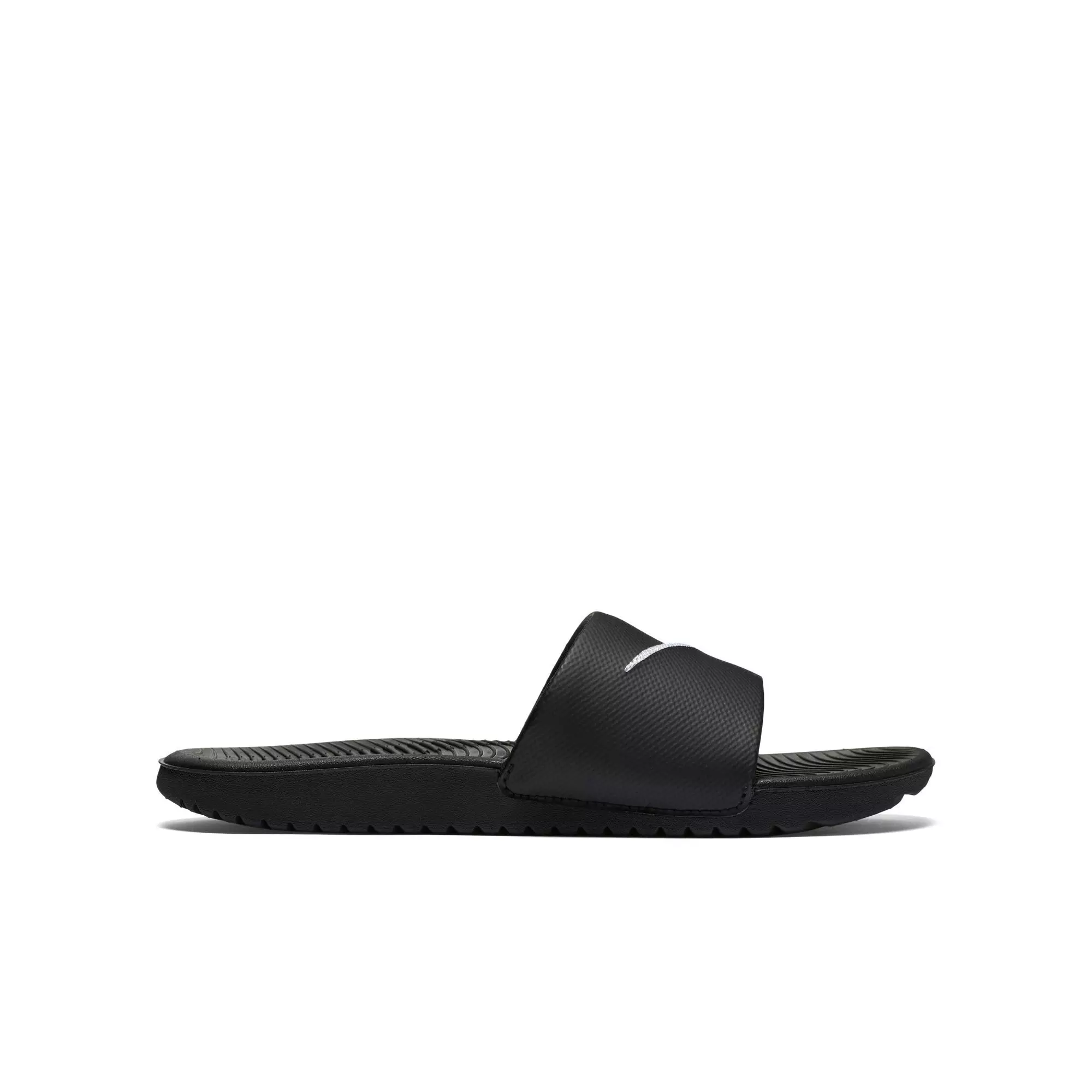 Nike Kawa Preschool Kids' Slide - BLACK/WHITE