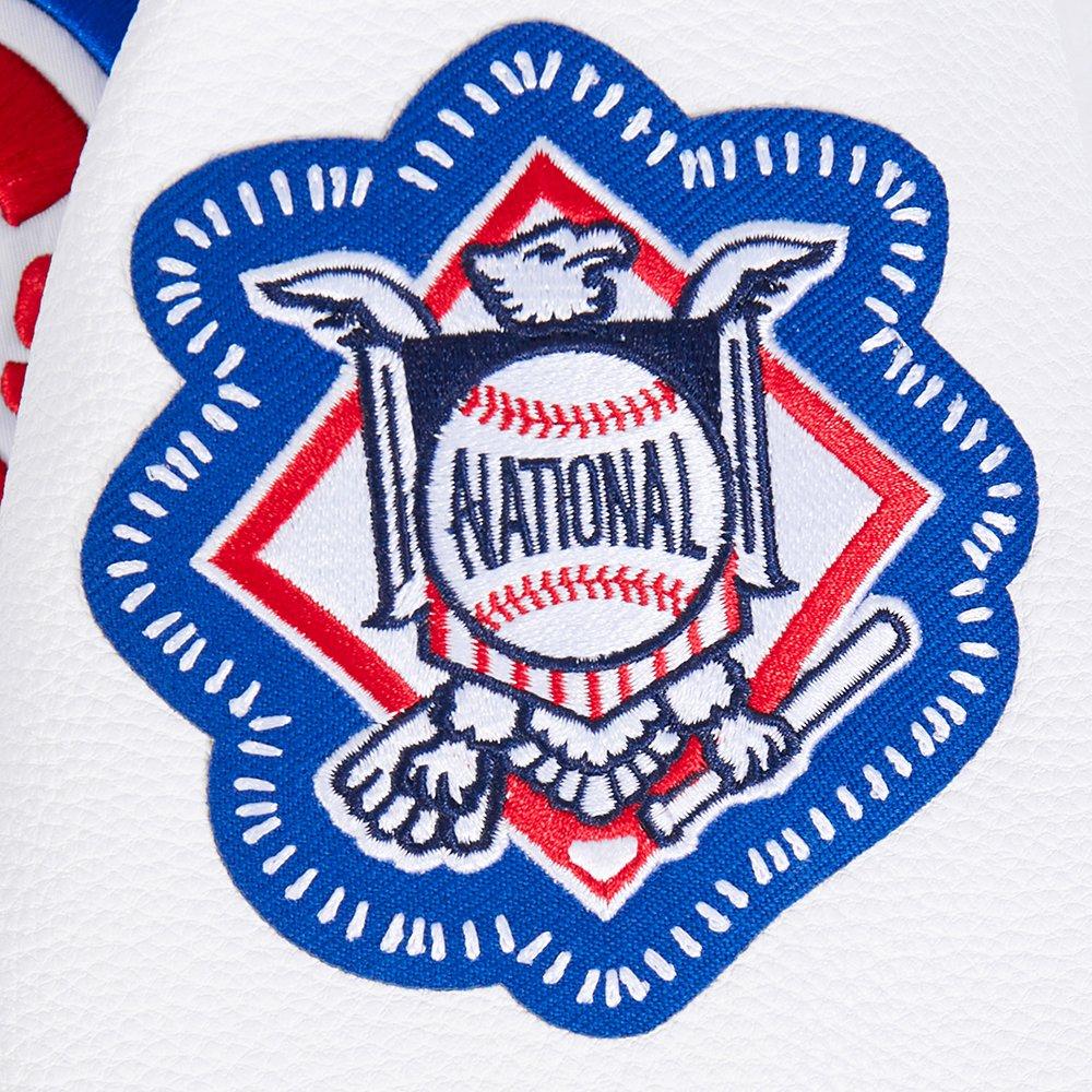 Pro Standard Men's MLB Chicago Cubs Current Logo Pro Game Day Double Knit Jacket - Royal/White - ROYAL/WHITE Thumbnail View 8