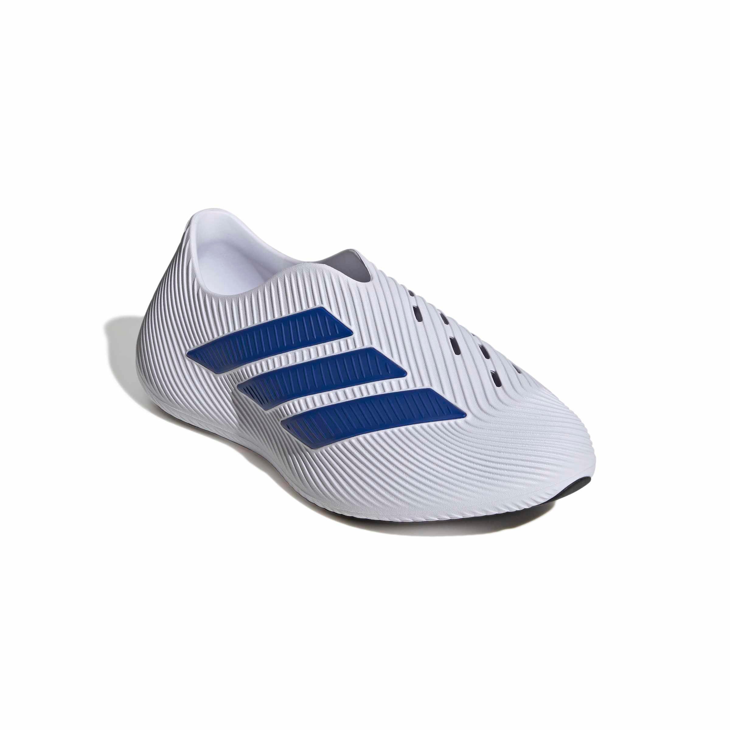adidas Purechill "Ftwr White/Team Royal Blue/Core Black" Men's Slide - WHITE/ROYAL/BLACK