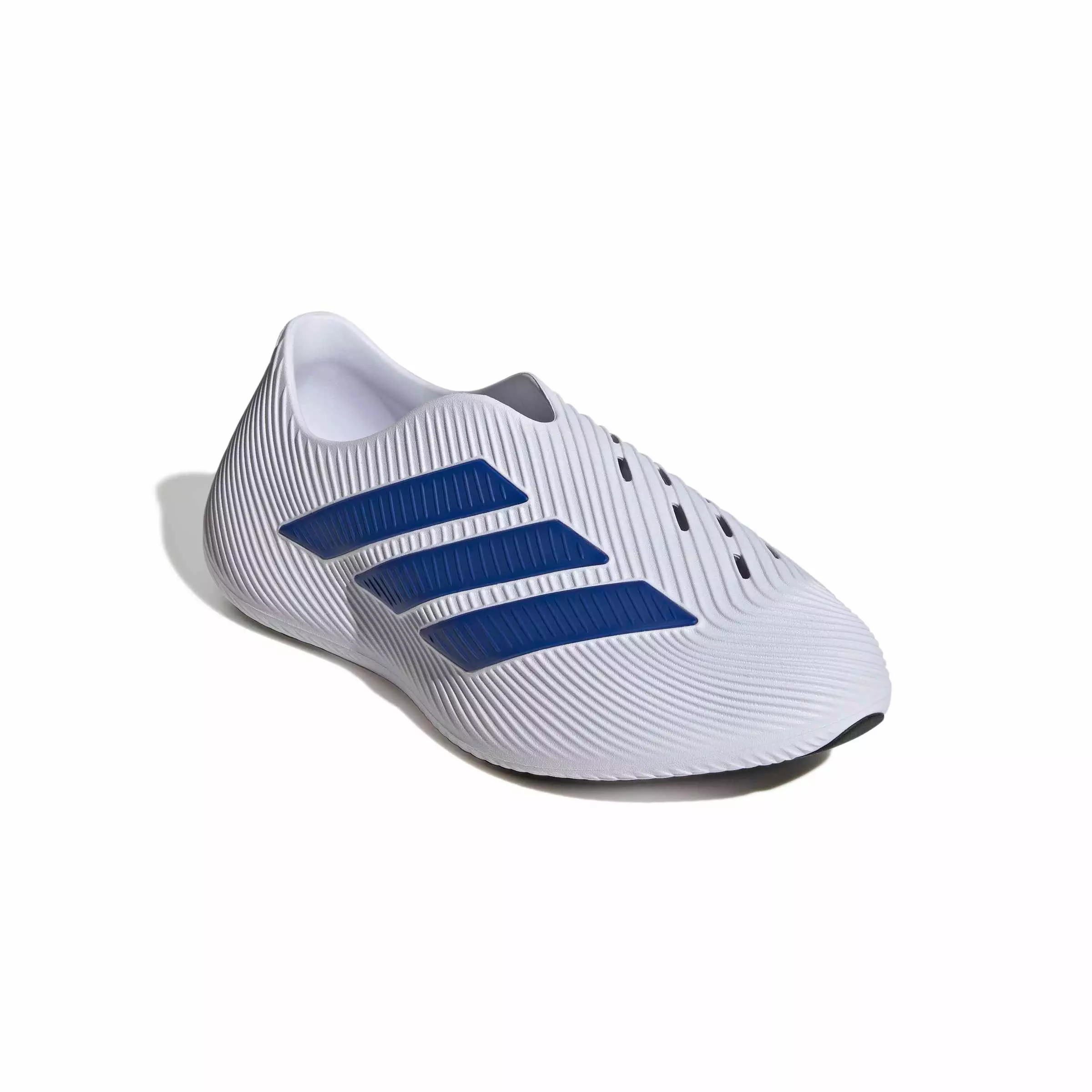adidas Purechill "Ftwr White/Team Royal Blue/Core Black" Men's Slide - WHITE/ROYAL/BLACK