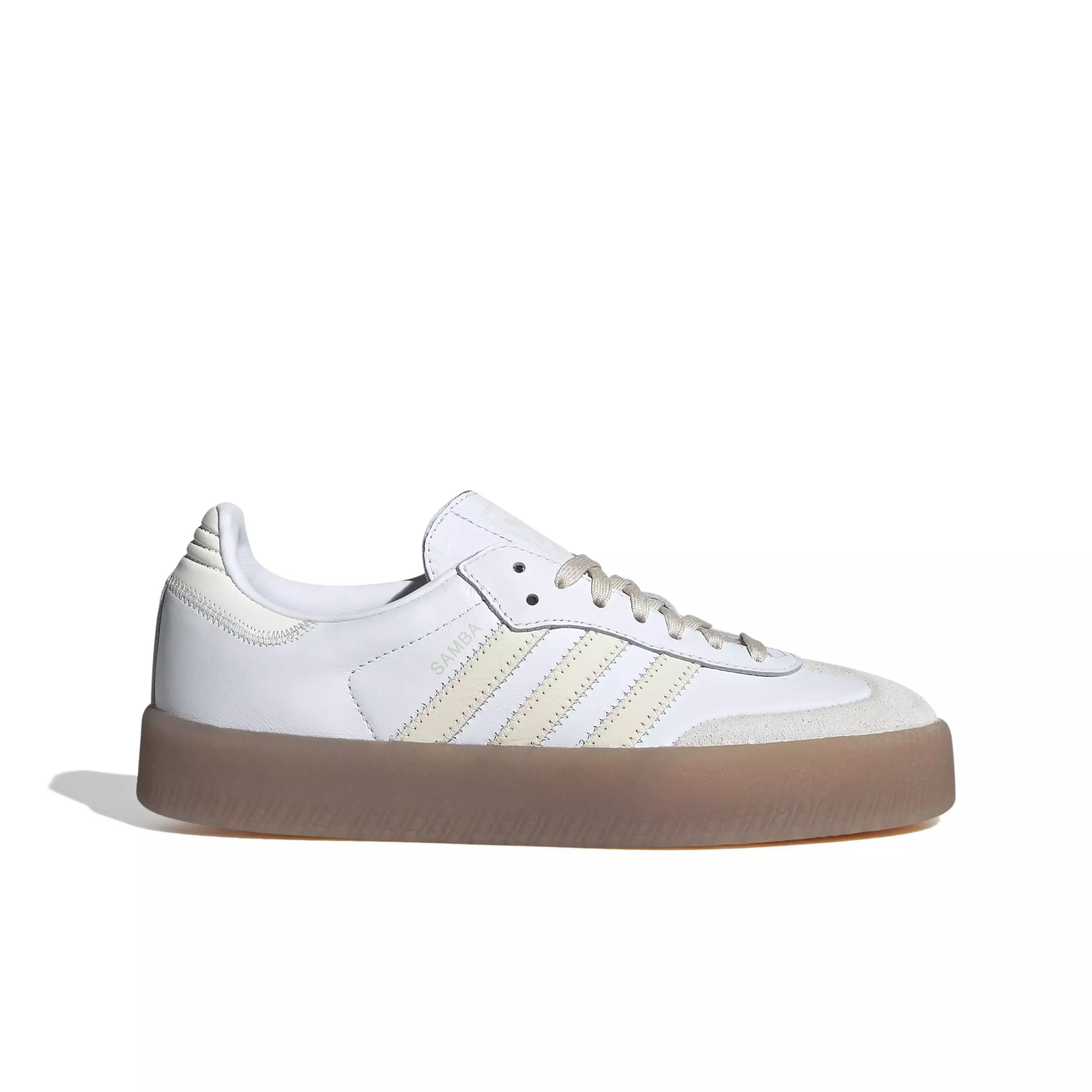 adidas Originals Sambae "Ftwr White/Wonder White/Off White" Women's Shoe - WHITE/WHITE/OFF WHITE