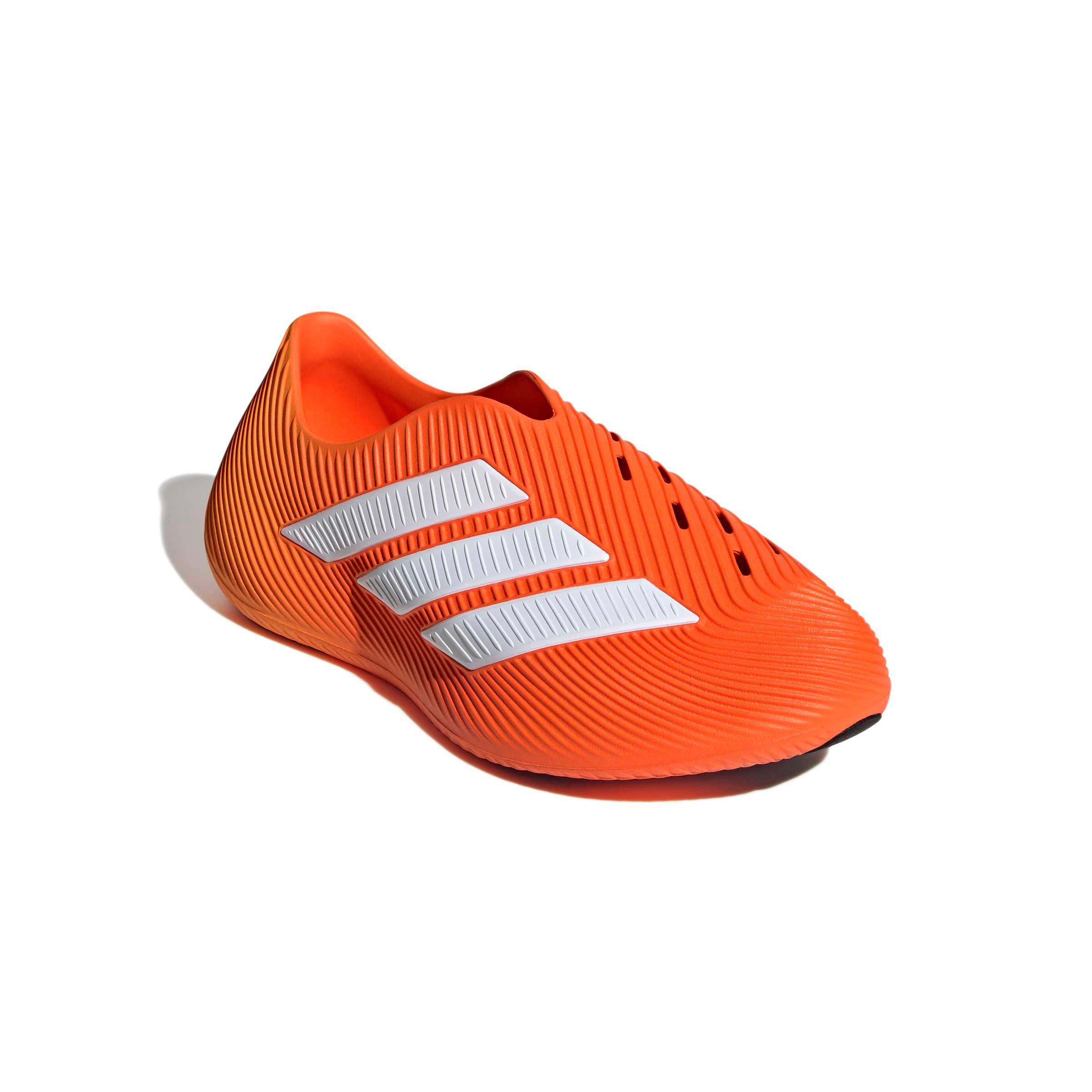 adidas Purechill "Lucid Tangerine/Ftwr White/Impact Orange" Men's Slide - TANGERINE/WHITE/ORANGE