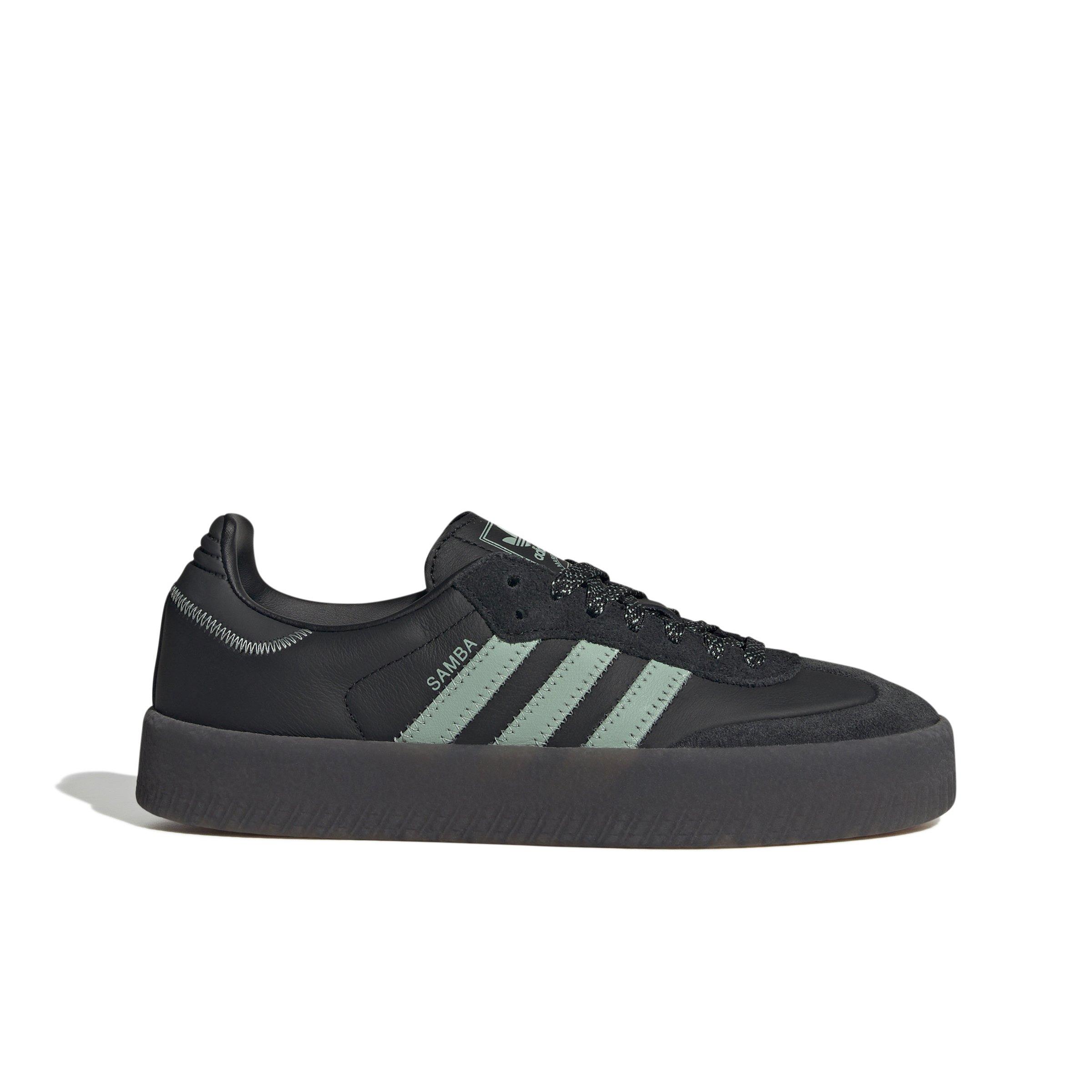 adidas Originals Sambae "Core Black/Hazy Green/Carbon" Women's Shoe - BLACK/GREEN/CARBON Thumbnail View 1