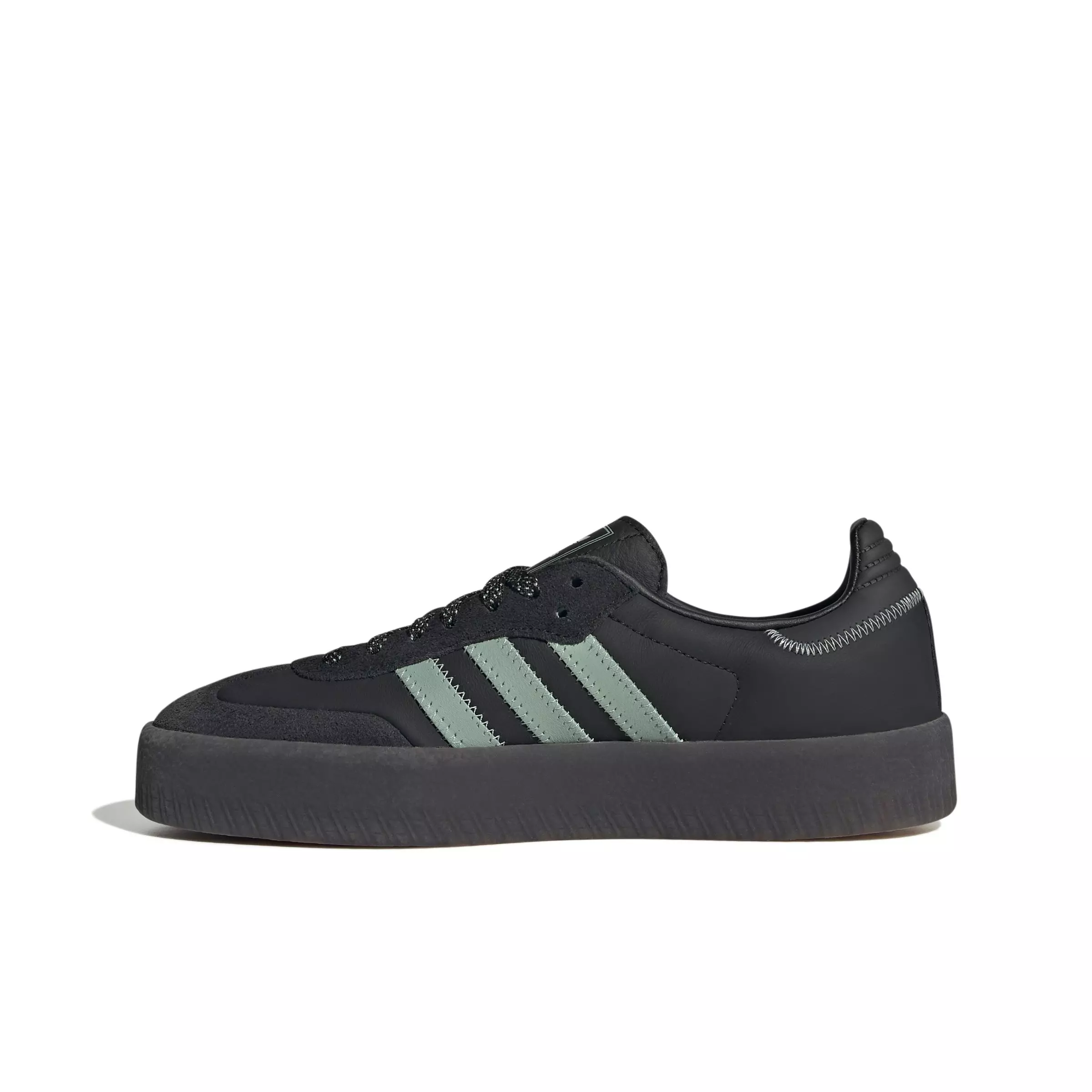 adidas Originals Sambae "Core Black/Hazy Green/Carbon" Women's Shoe - BLACK/GREEN/CARBON