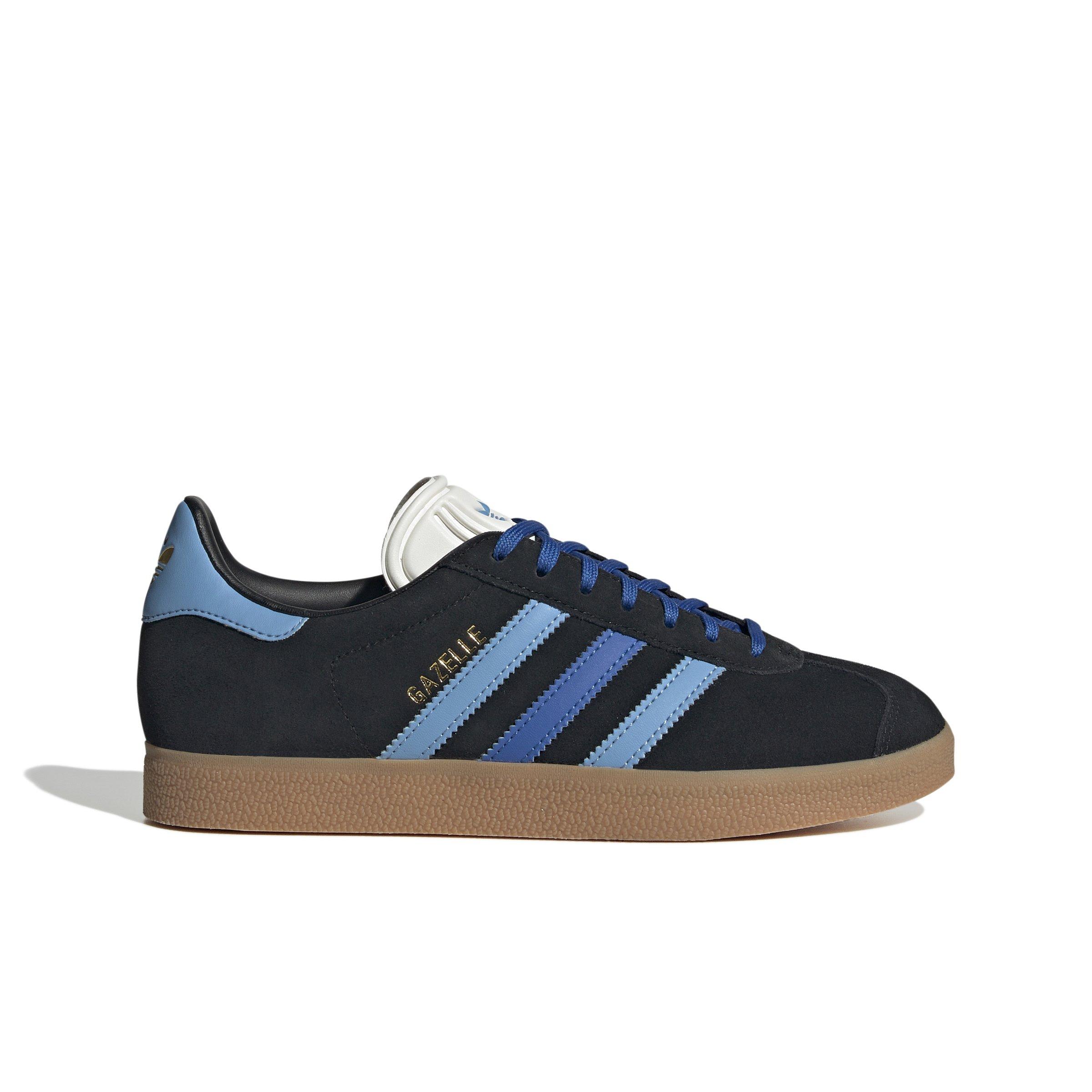 adidas Originals Gazelle "Core Black/Blue/Light Blue" Women's Shoe - BLACK/BLUE/LT BLUE Thumbnail View 1