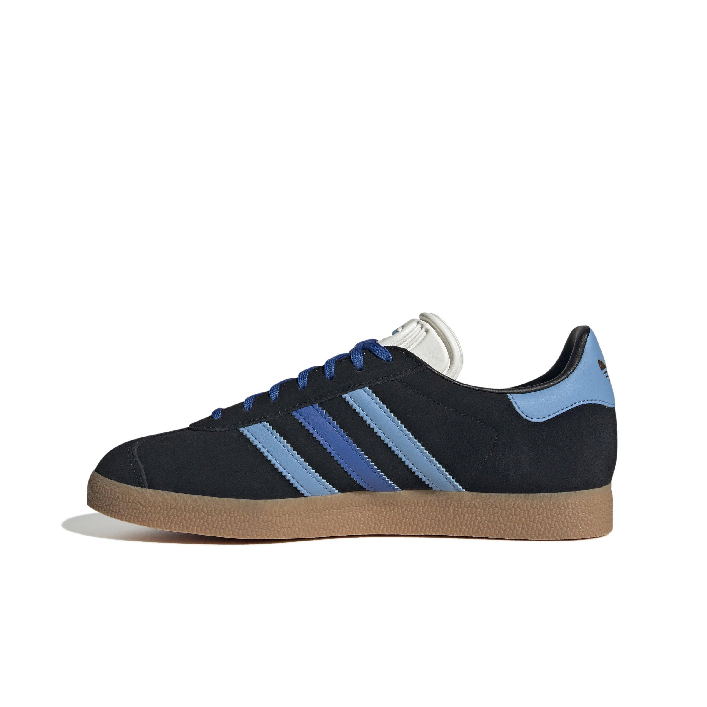 adidas Originals Gazelle "Core Black/Blue/Light Blue" Women's Shoe - BLACK/BLUE/LT BLUE Thumbnail View 2