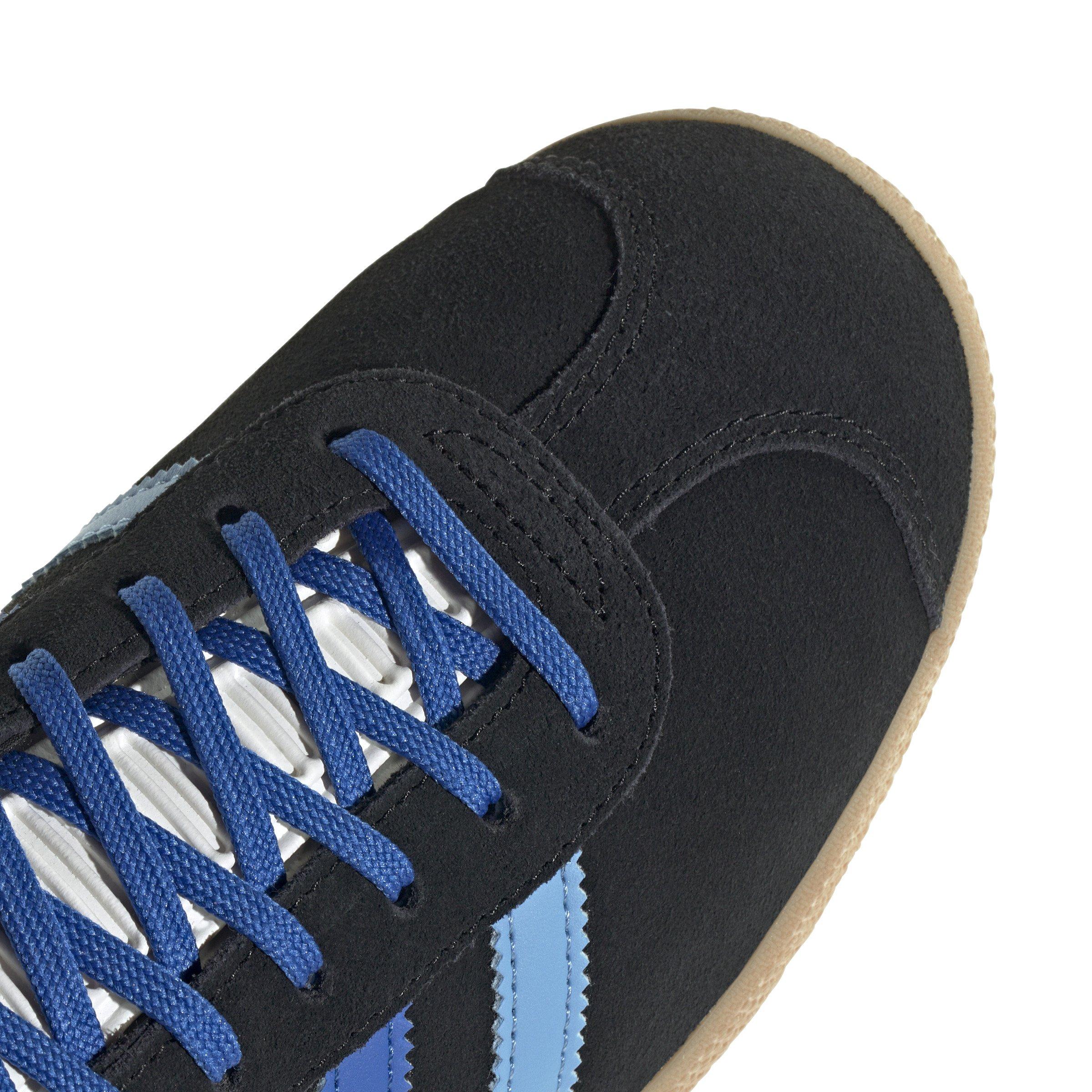 adidas Originals Gazelle "Core Black/Blue/Light Blue" Women's Shoe - BLACK/BLUE/LT BLUE Thumbnail View 7