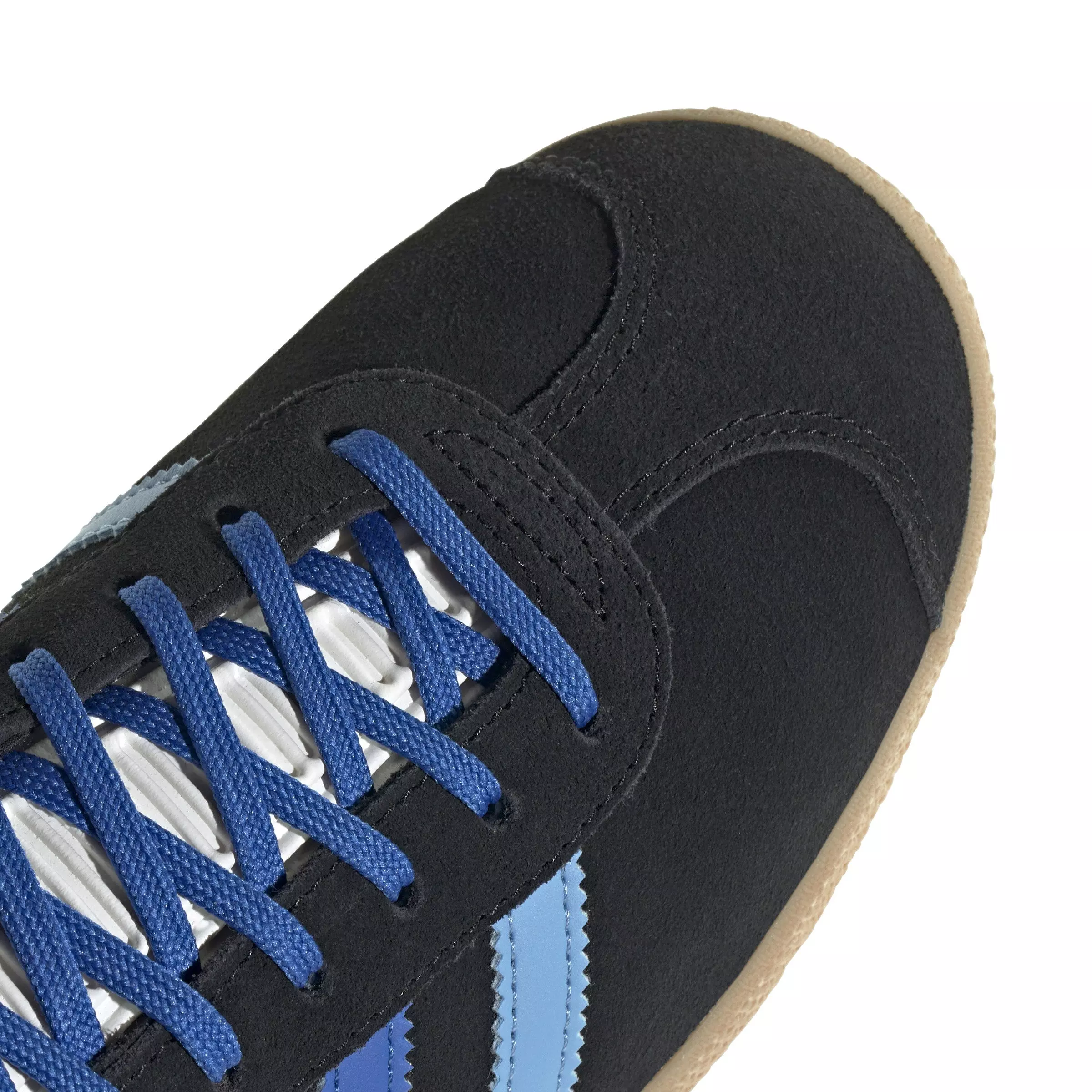 adidas Originals Gazelle "Core Black/Blue/Light Blue" Women's Shoe - BLACK/BLUE/LT BLUE