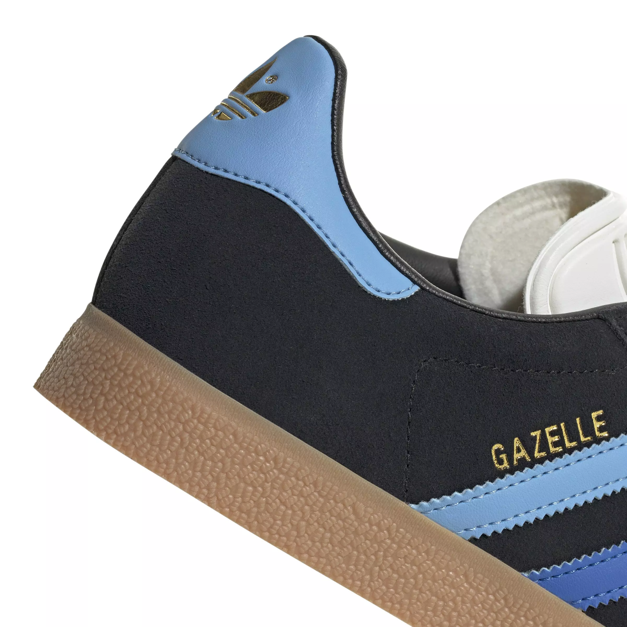 adidas Originals Gazelle "Core Black/Blue/Light Blue" Women's Shoe - BLACK/BLUE/LT BLUE